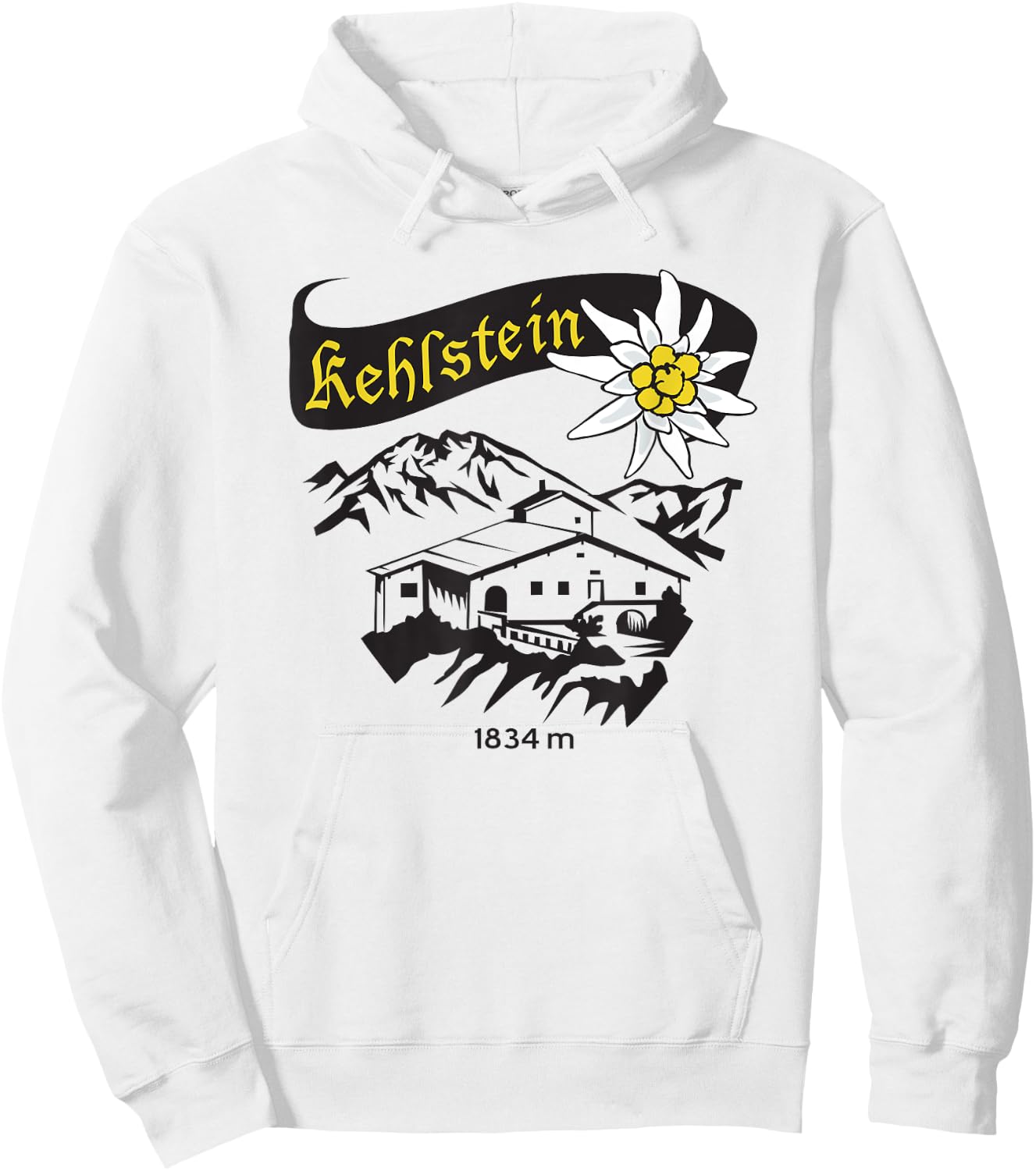 Eagles Nest Kehlstein House Berchtesgaden Bavaria Hoodie - Hoodie | White