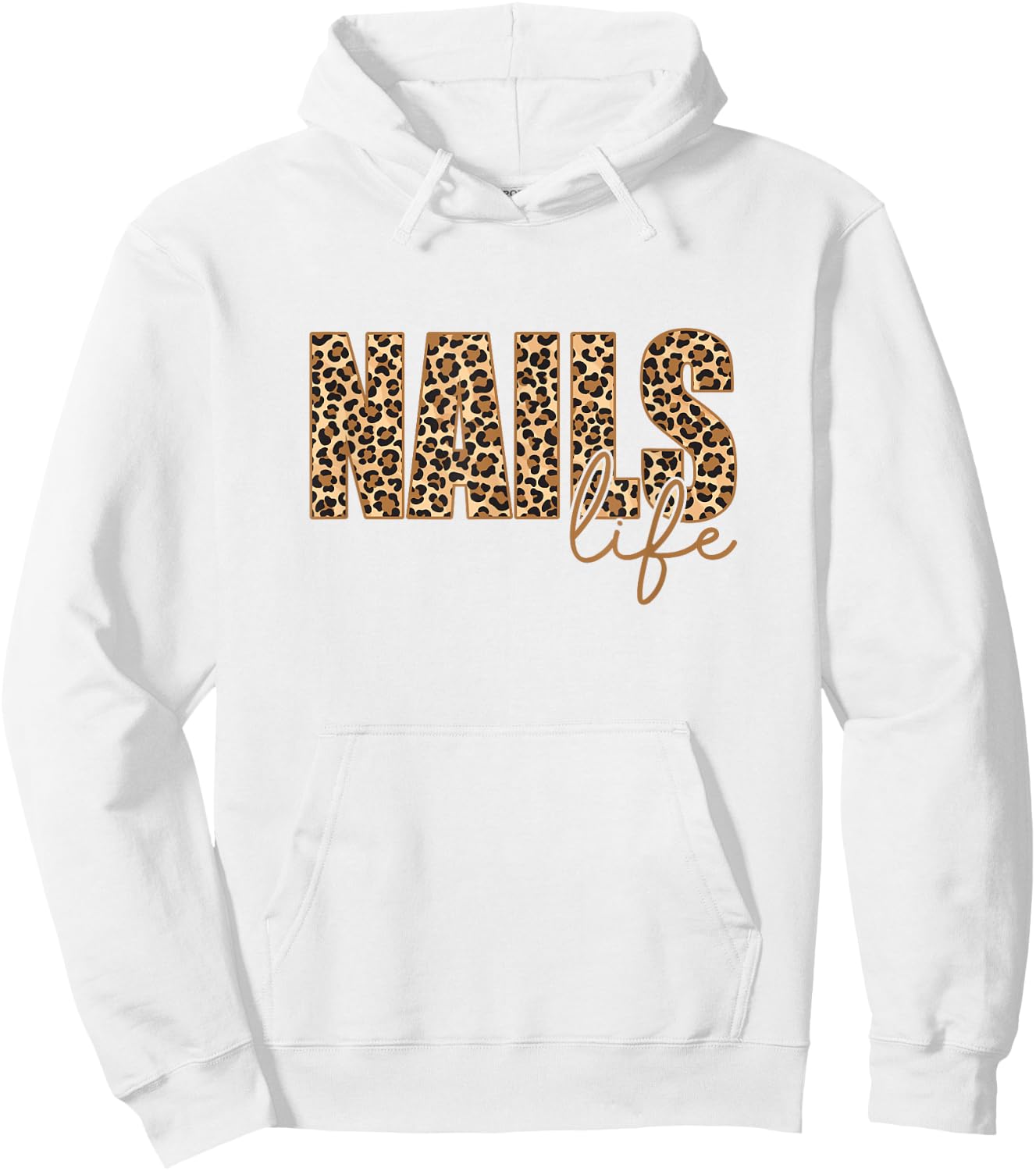 Nails Life Manicurist Nail Tech Hoodie - Hoodie | White