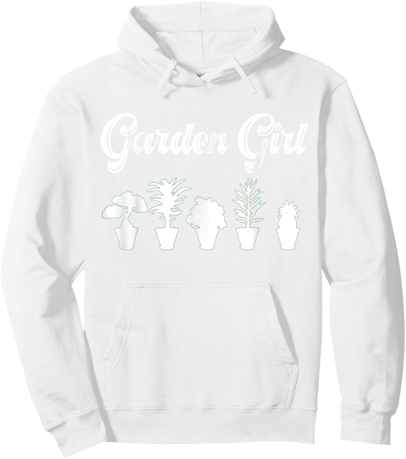 Farmer Girl Garden Gardening Planting Lovers Garden Girl Hoodie - Hoodie | White