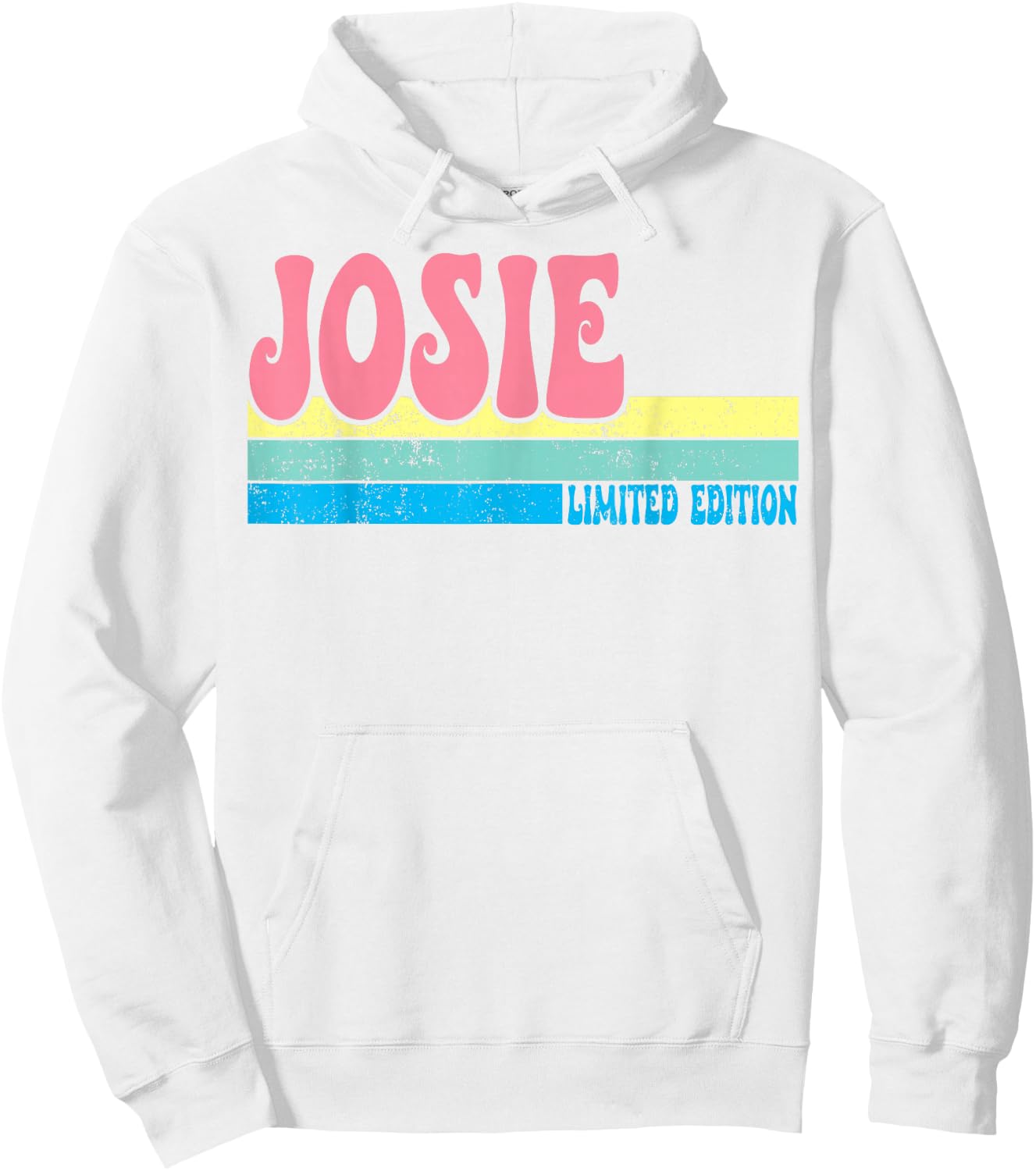 JOSIE Name Personalized Cute Idea Groovy Women JOSIE Hoodie - Hoodie | White