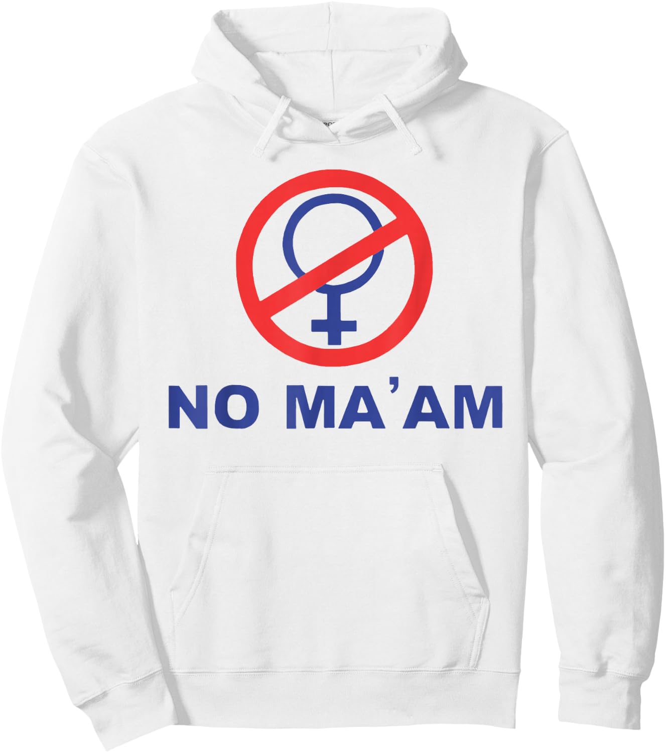 No Ma' Am Hoodie - Hoodie | White
