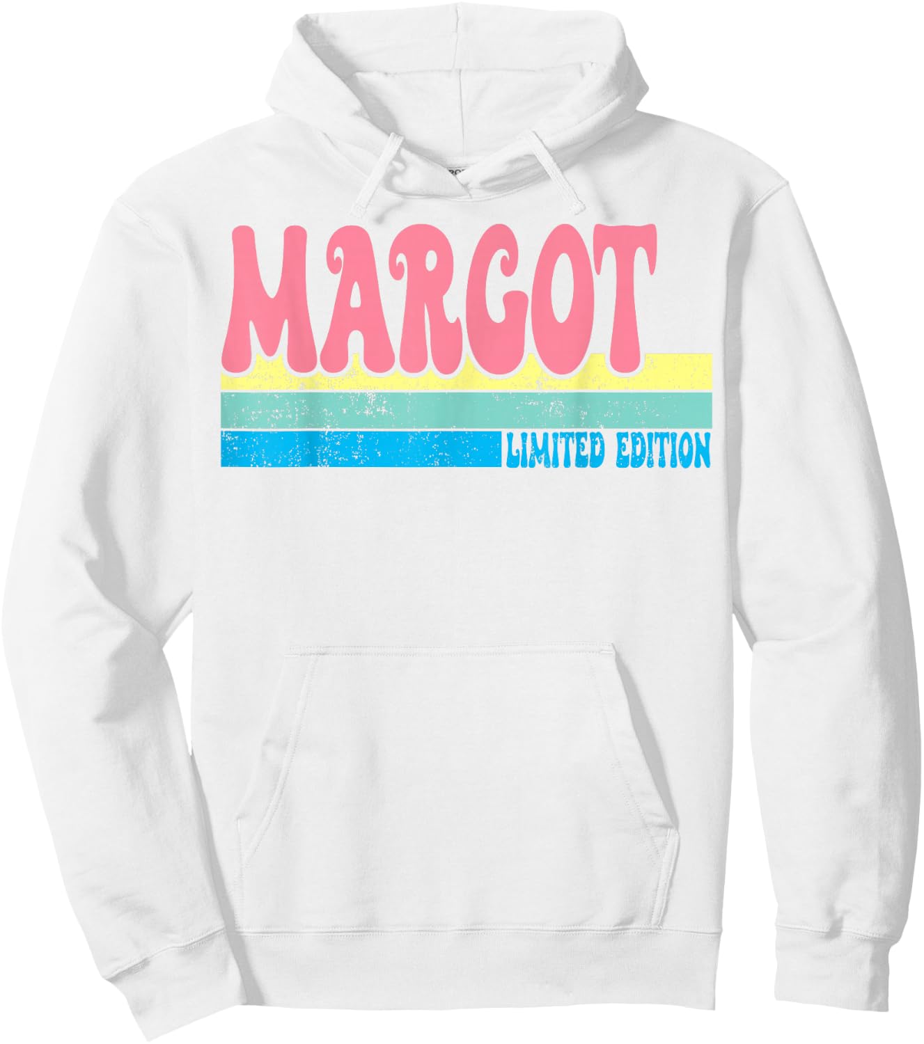 MARGOT Name Personalized Cute Idea Groovy Women MARGOT Hoodie - Hoodie | White