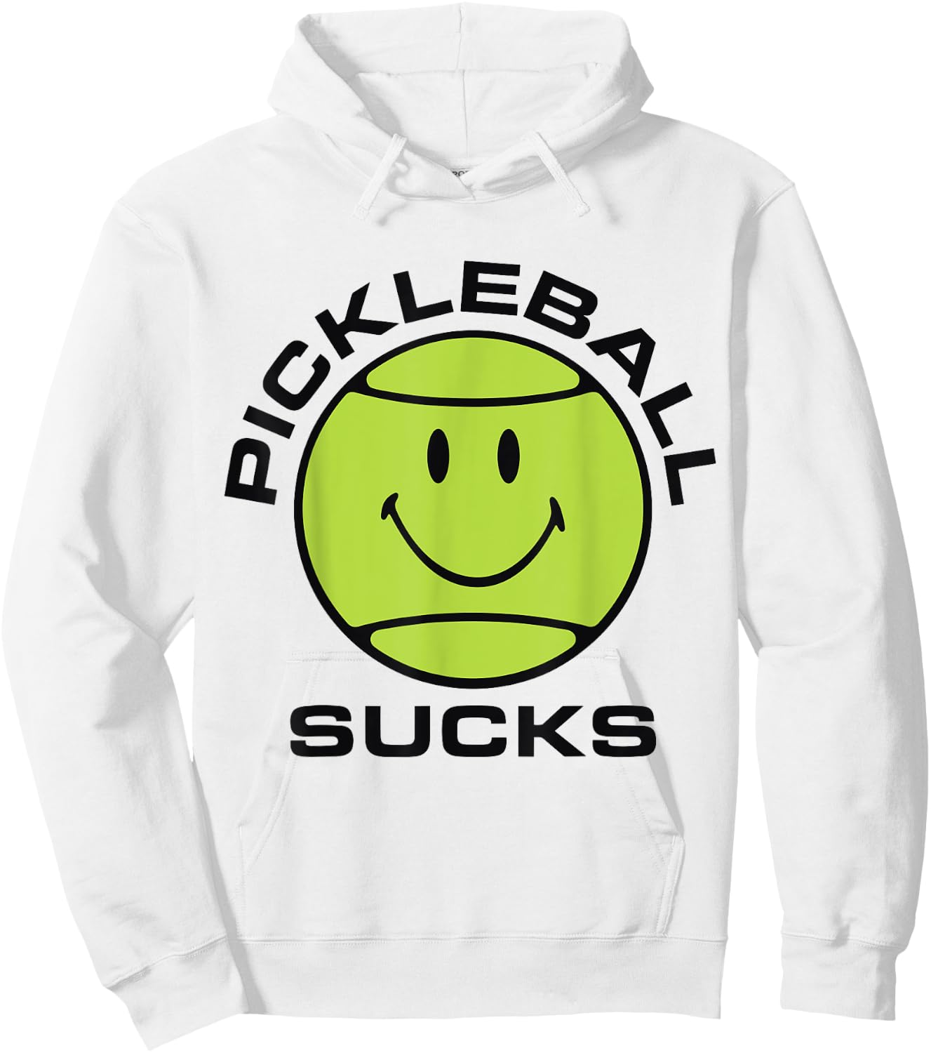 Pickleball Sucks Hoodie - Hoodie | White