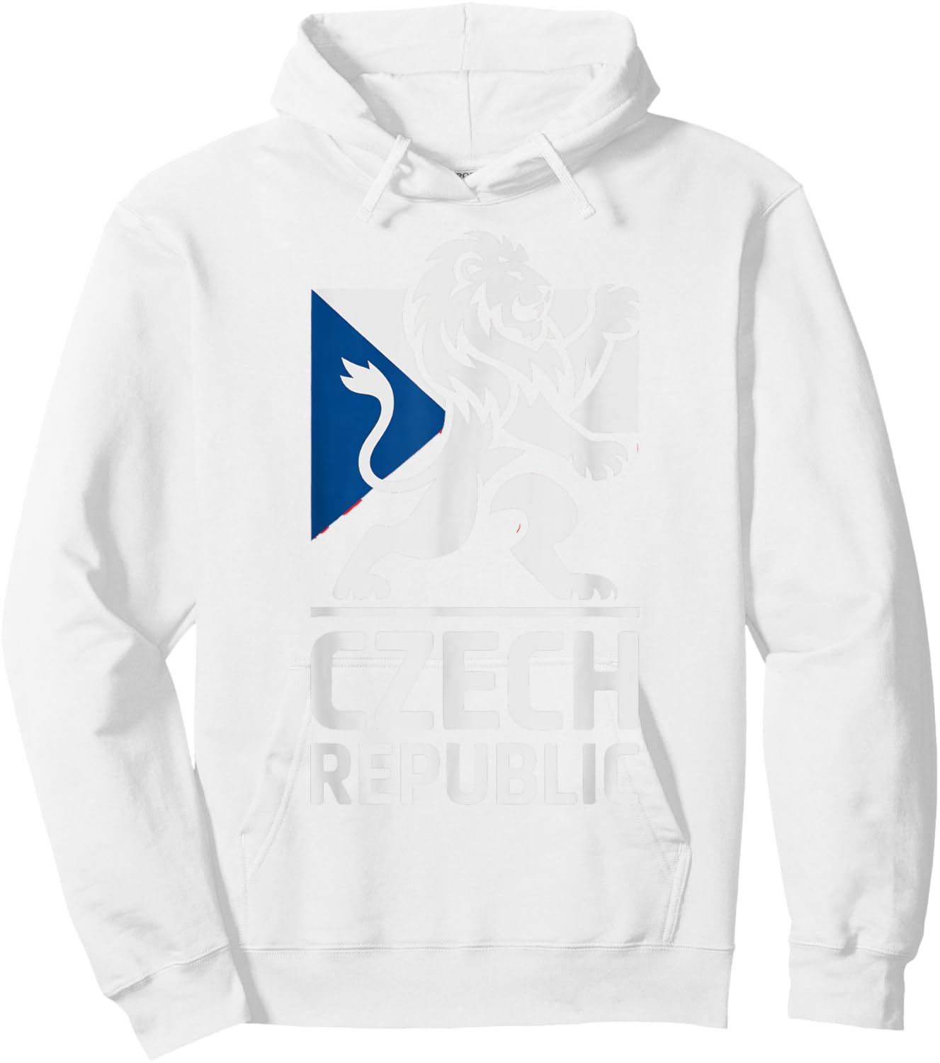 Classic Cheer Czechia Czech Republic Country Slogan Hoodie - Hoodie | White