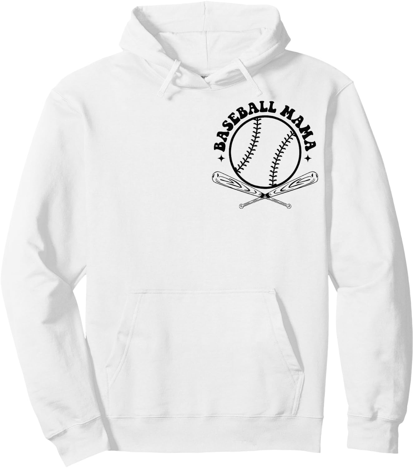 (2sided Front+Back) My Boy might not always swing but I do Hoodie - Hoodie | White