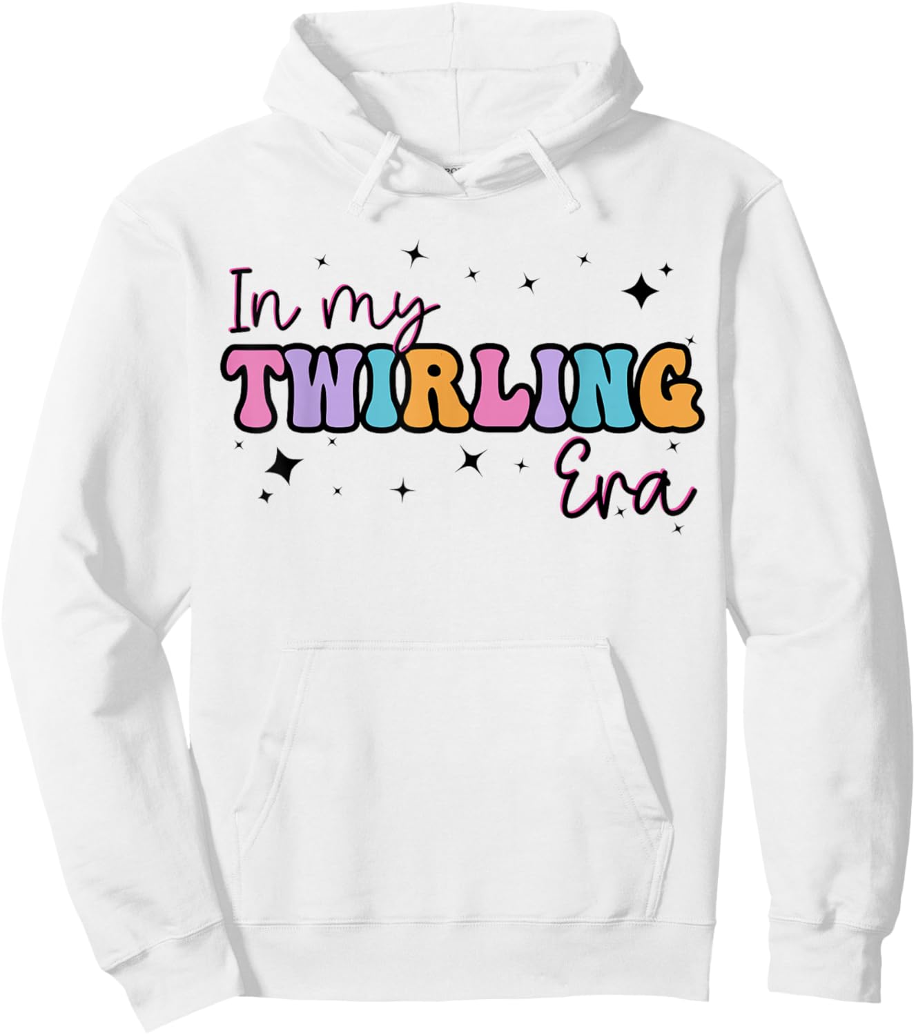 In My Twirling Era Twirler Majorettes Baton Twirling Hoodie - Hoodie | White