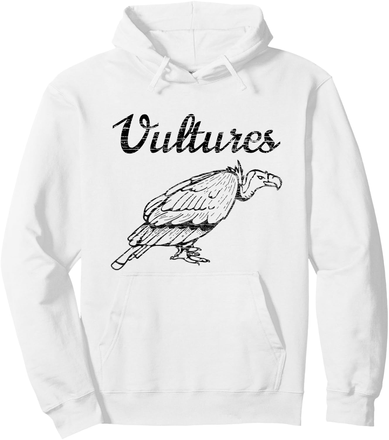 Vultures Classic New Wave Punk Rock Concert Hoodie - Hoodie | White