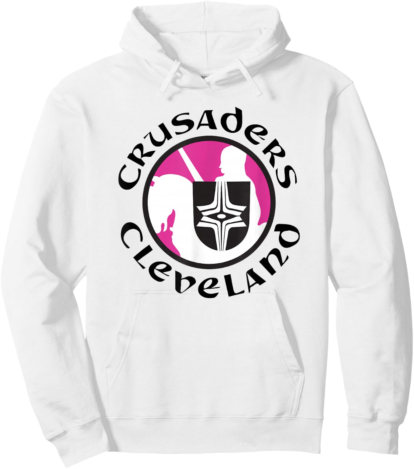 Retro Hockey - Cleveland Crusaders Hockey Team - WHA 70s Hoodie - Hoodie | White