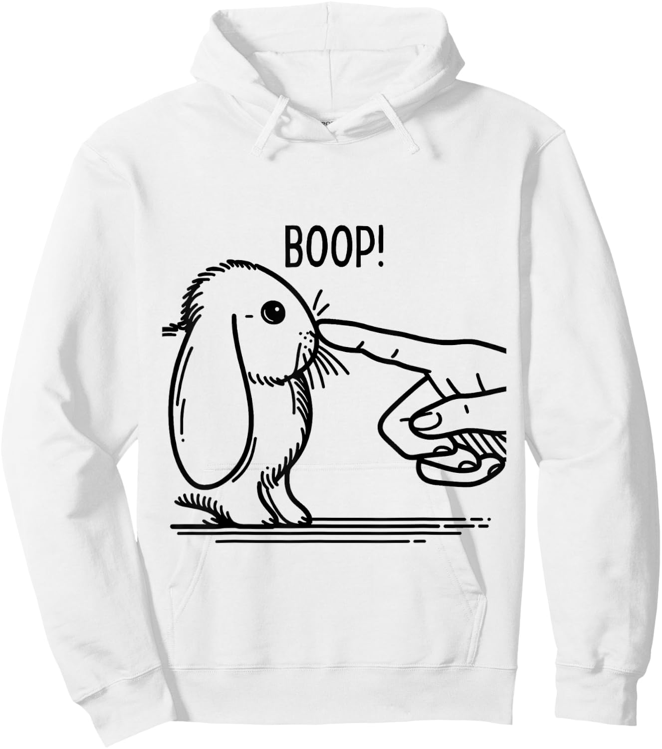 Boop Holland Lop Rabbit Men Women Kids Bunny Lover Hoodie - Hoodie | White