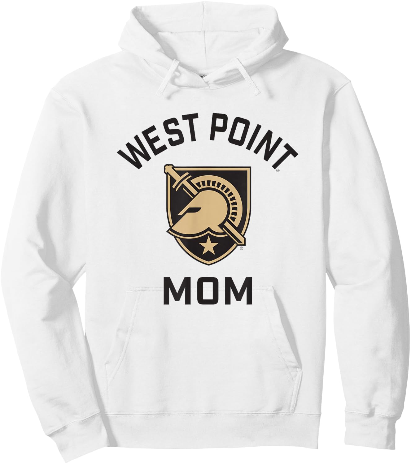Army West Point Black Knights Arched Mom Hoodie - Hoodie | White