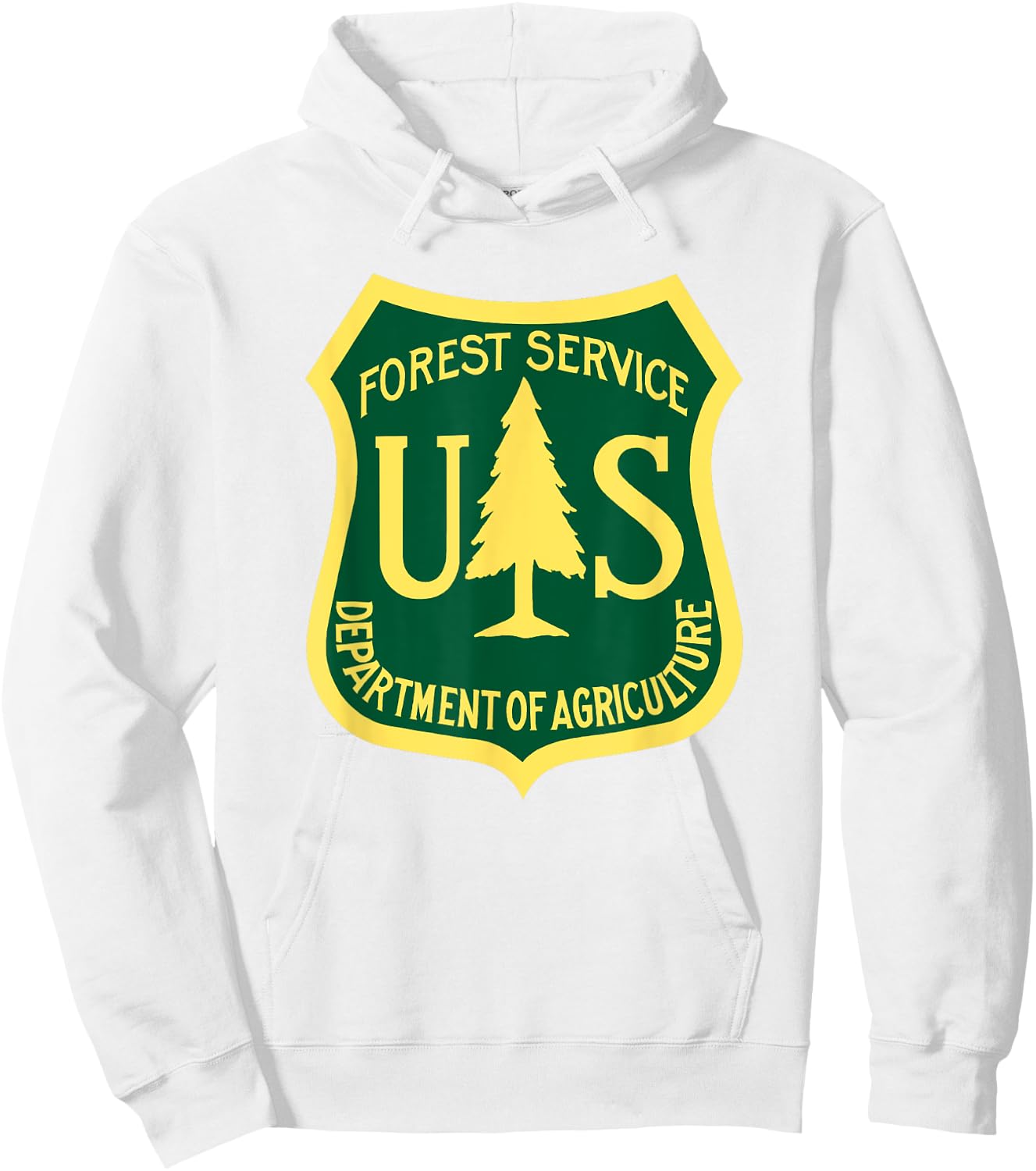 U.S Forest Service | Classic Logo Hoodie - Hoodie | White