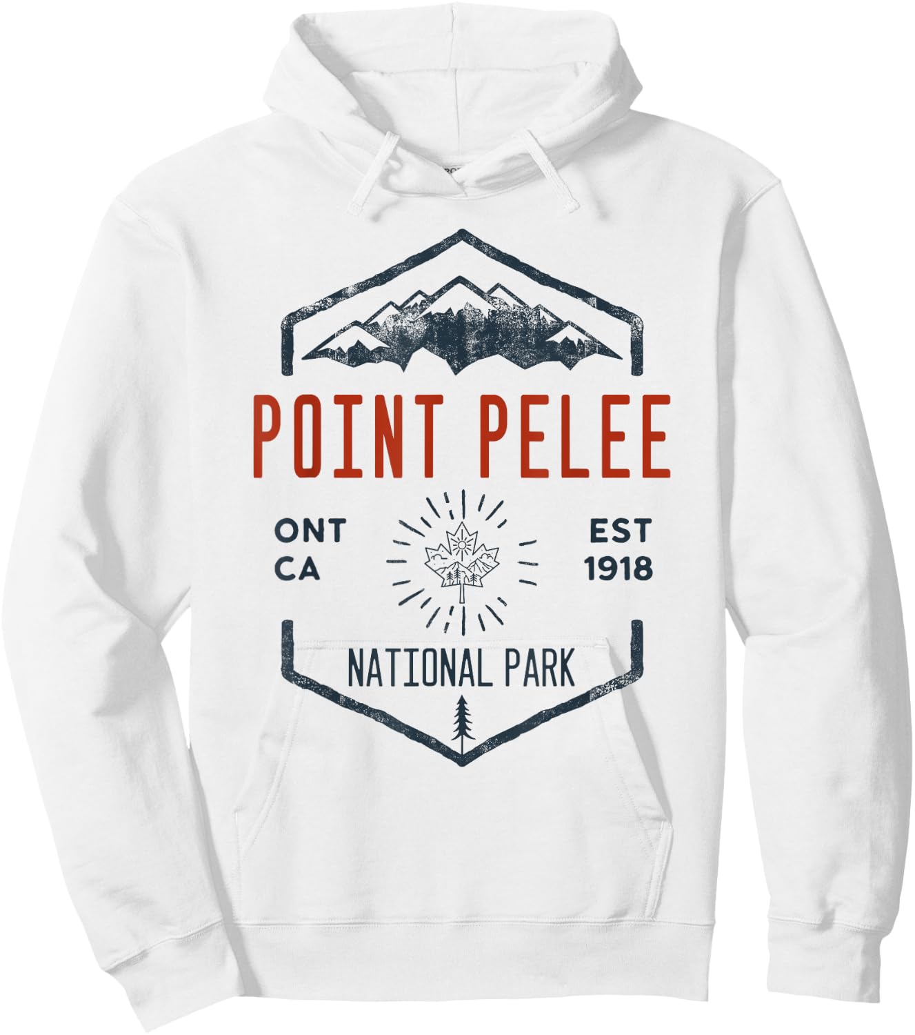 Point Pelee National Park Canada Vintage Hoodie - Hoodie | White