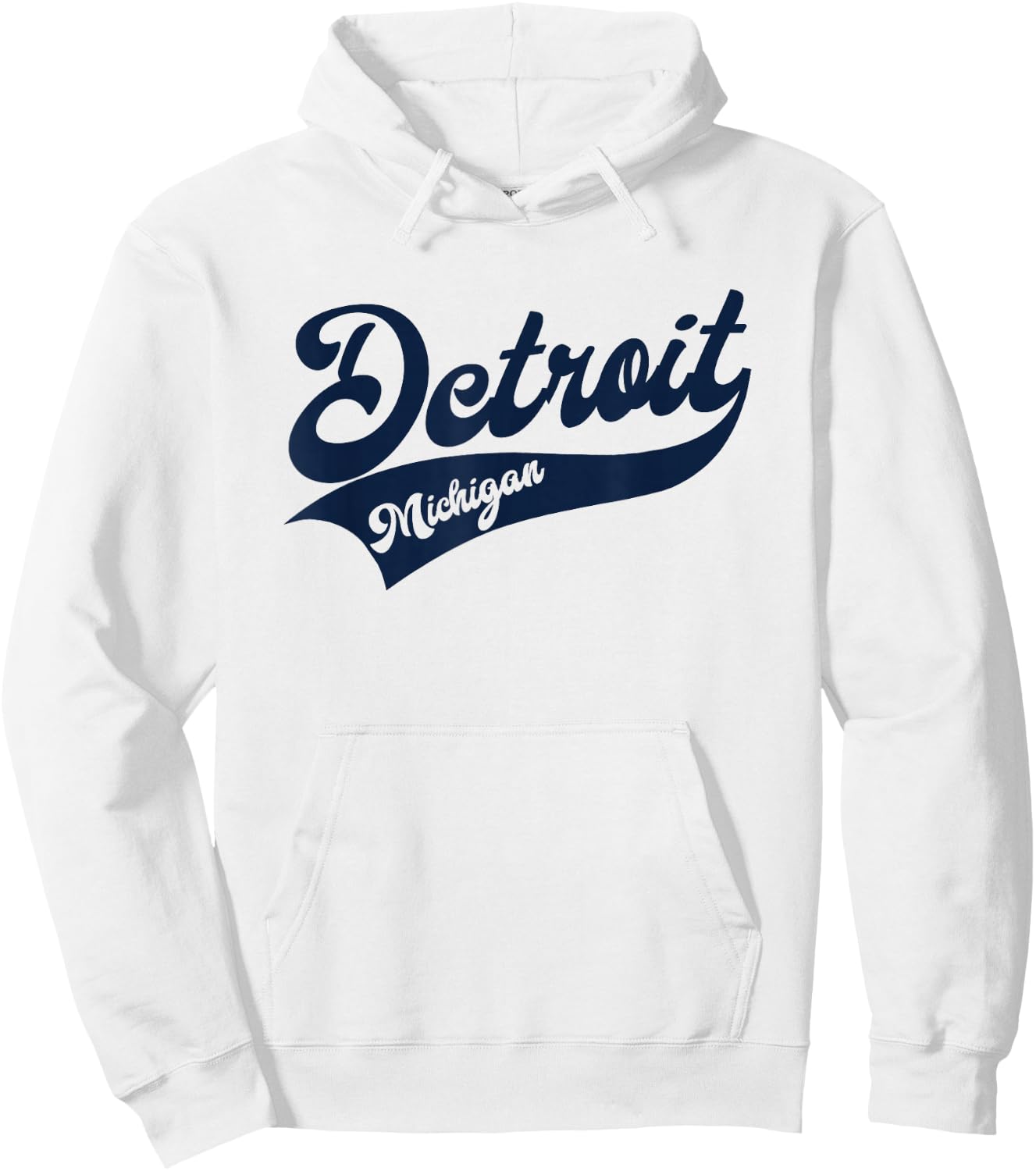 Detroit - Michigan Retro / Throwback Design - Classic Hoodie - Hoodie | White
