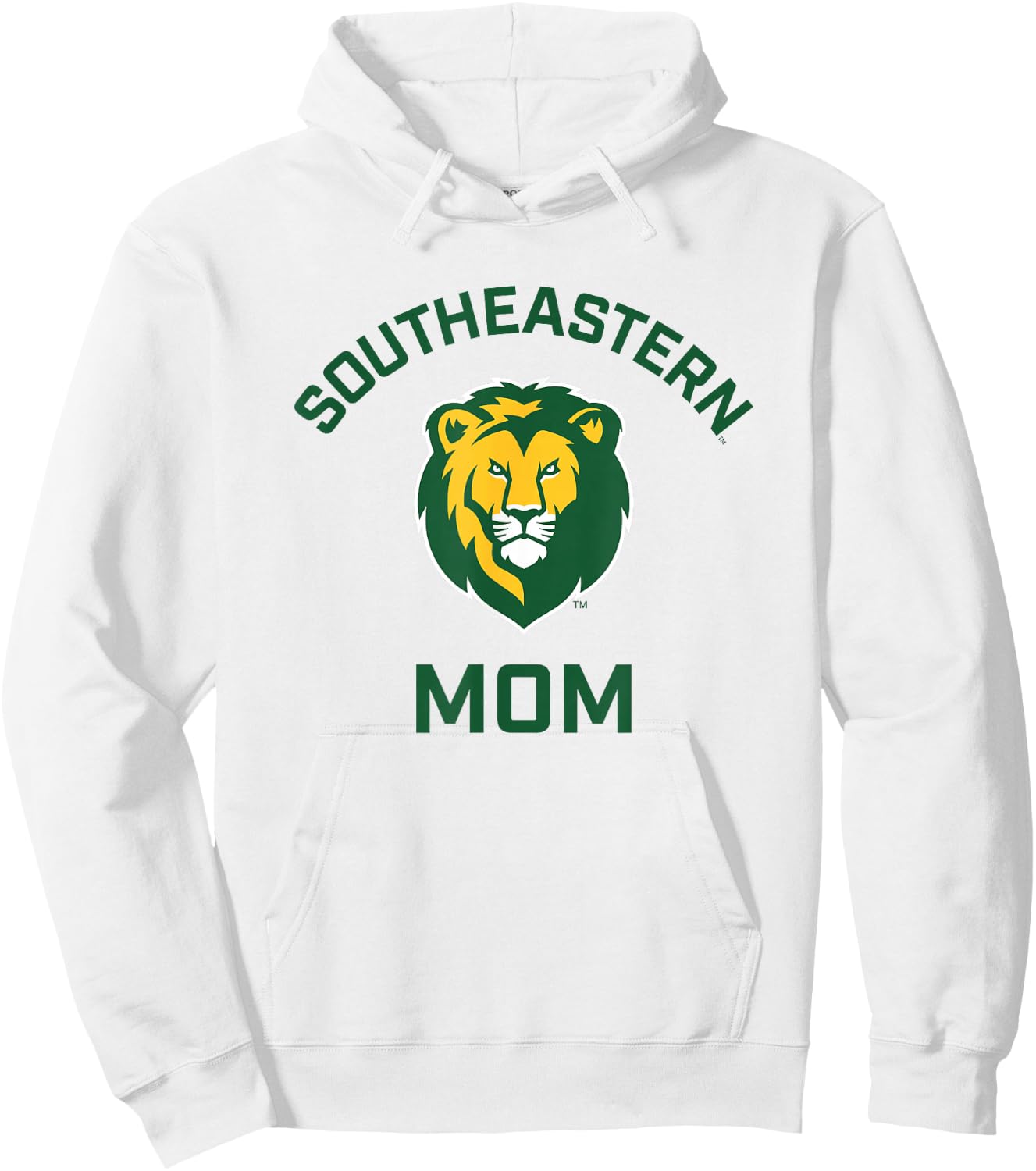 Southeastern Louisiana University Lions Arched Mom Hoodie - Hoodie | White