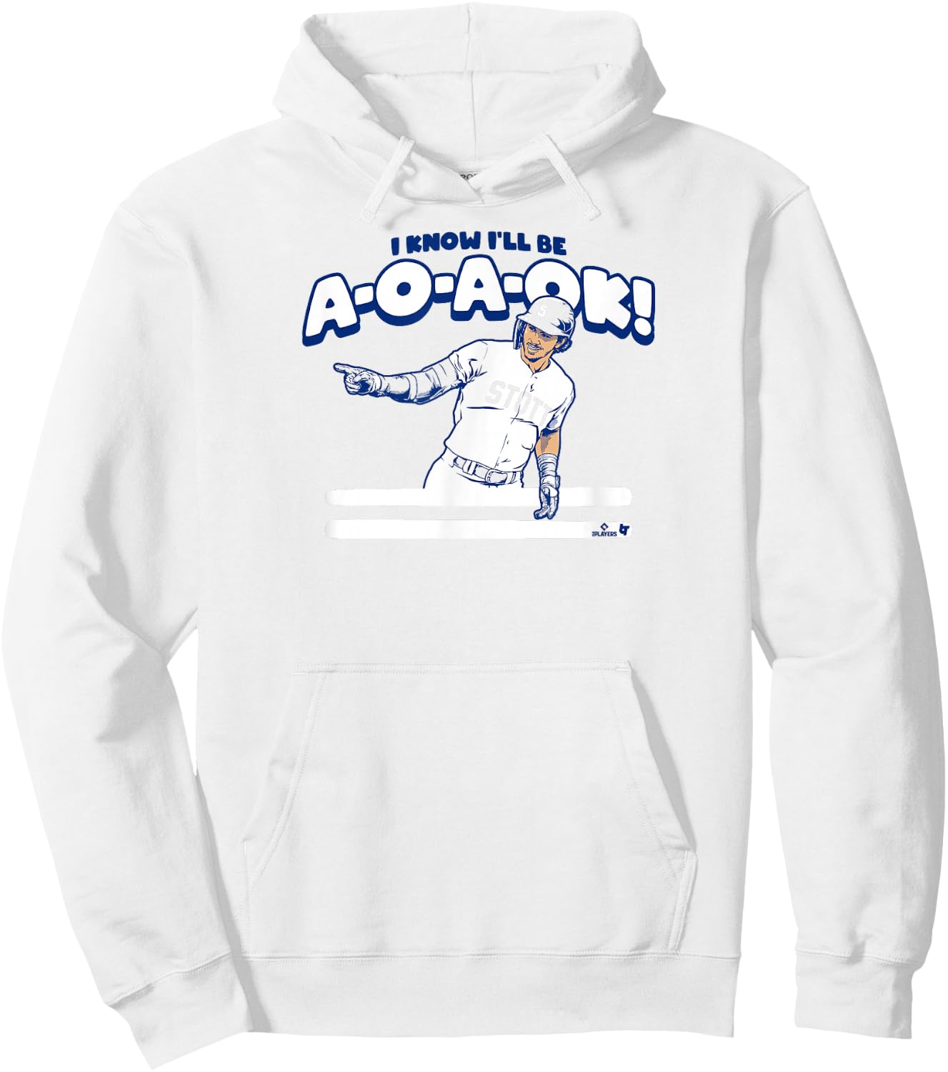 Bryson Stott - A-O-A-OK - Philadelphia Baseball Hoodie - Hoodie | White