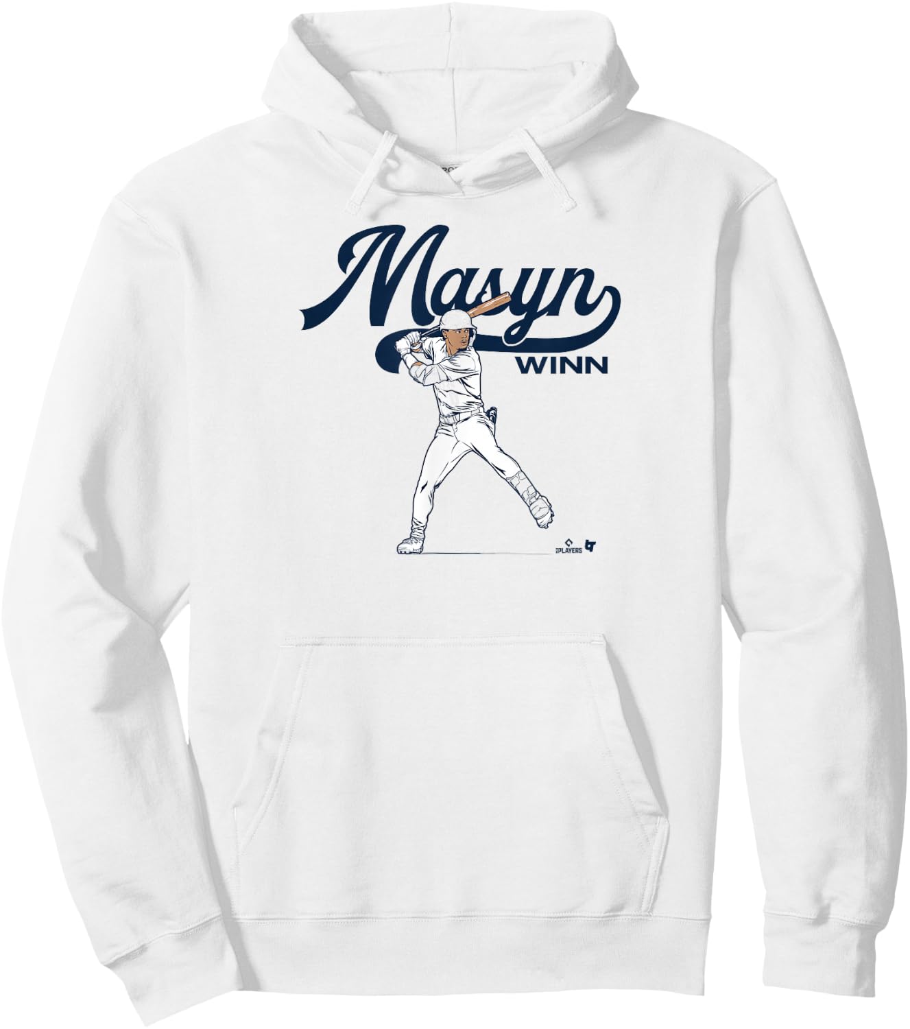 Masyn Winn - Slugger Swing - St. Louis Baseball Hoodie - Hoodie | White