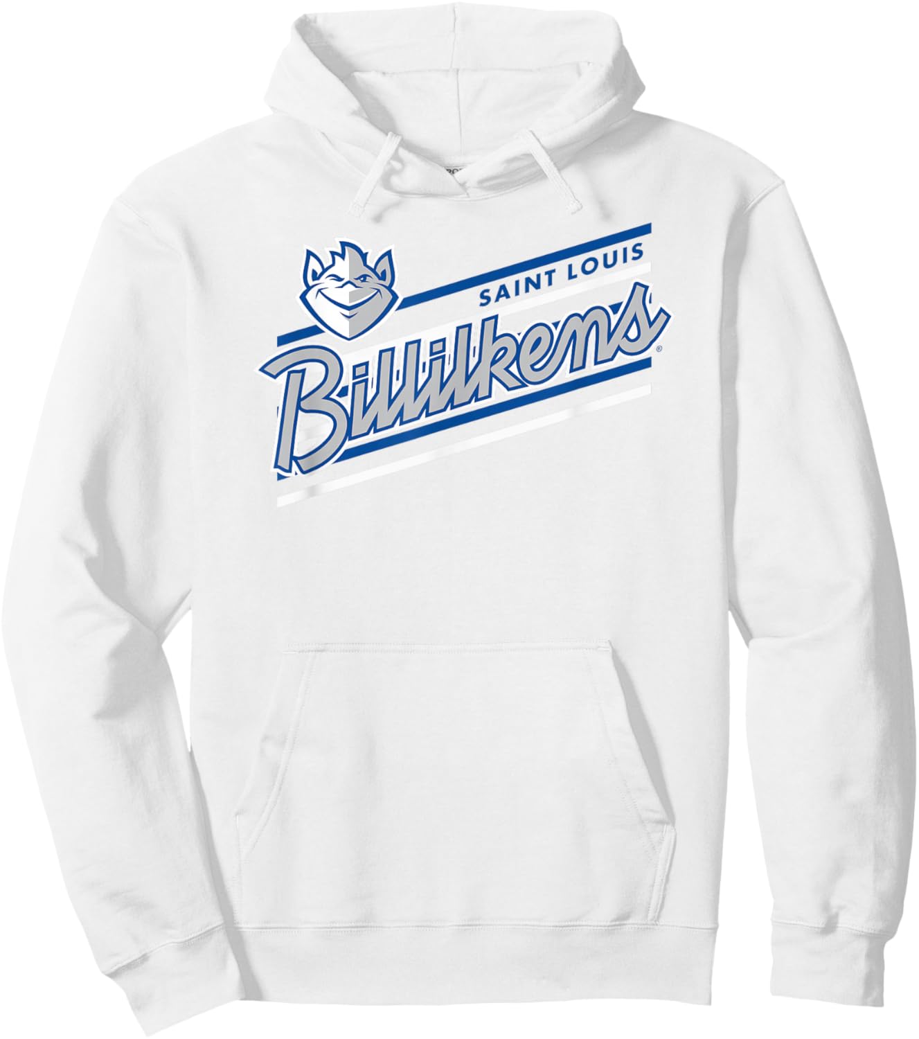 St. Louis University Billikens Retro Performer Gray Hoodie - Hoodie | White