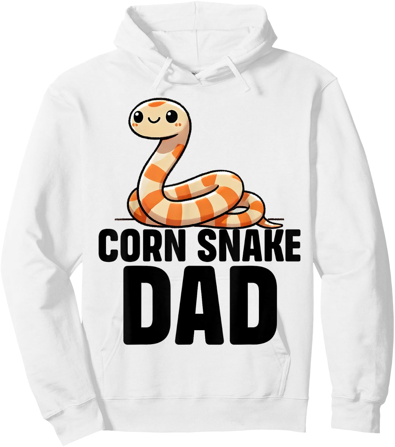 Corn Snake Pet Snake Funny Corn Snake Dad Hoodie - Hoodie | White