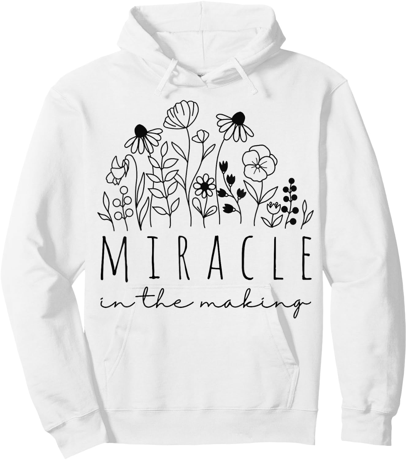 IVF Miracle in The Making Embryo Transfer Day Infertility Hoodie - Hoodie | White