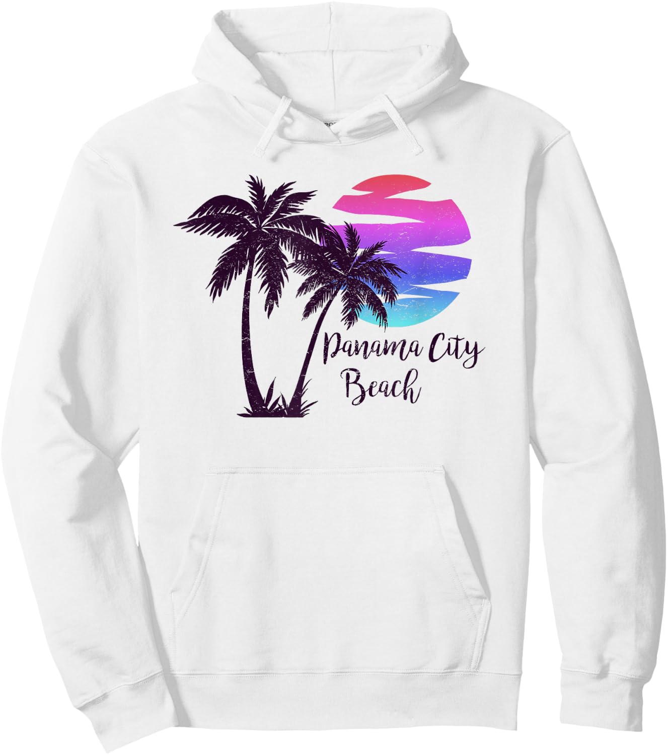 Panama City Beach Florida Spring Break Vacation Graphic Hoodie - Hoodie | White