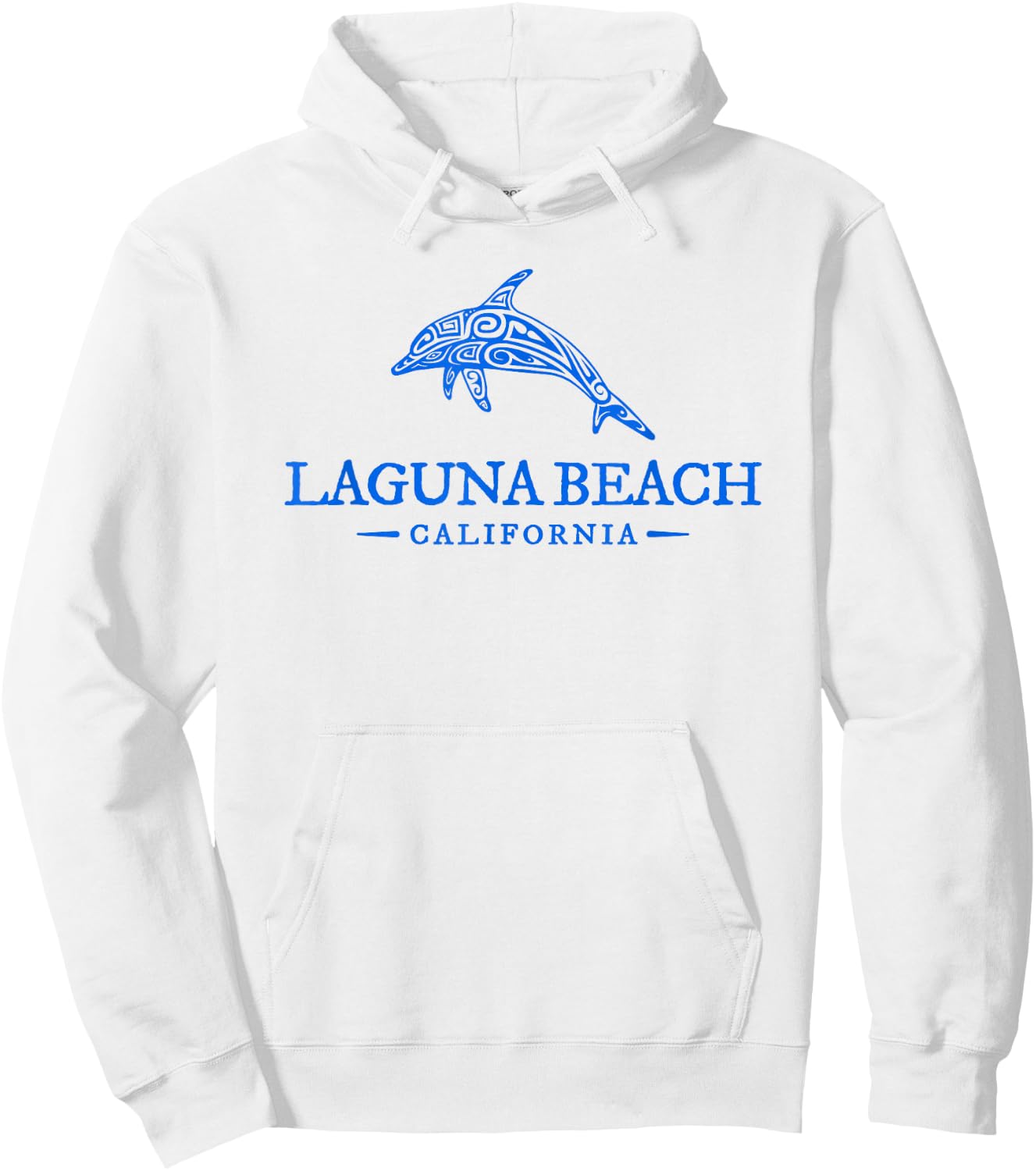 Laguna Beach California Dolphin Women Vacation Souvenir Hoodie - Hoodie | White