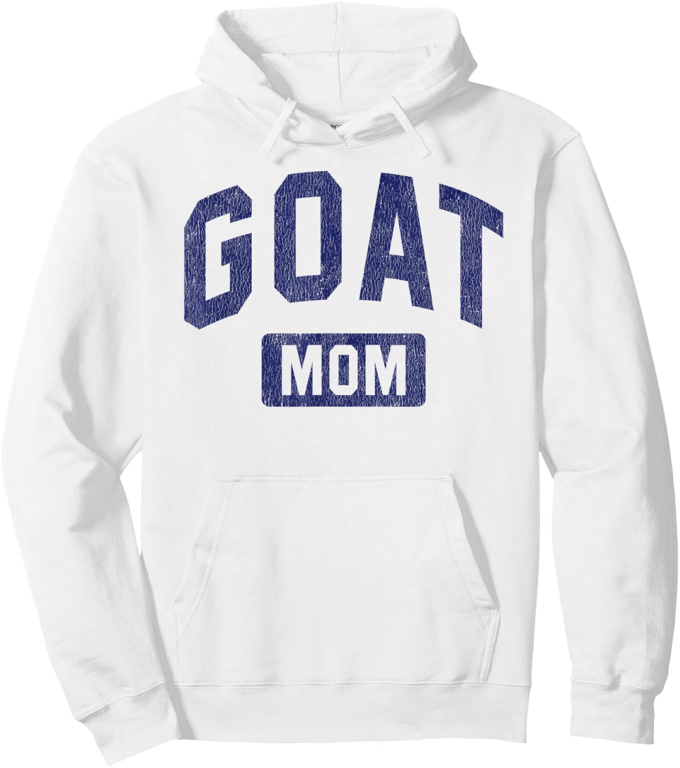 Goat Mom G.O.A.T. Gym Workout Mother's Day Hoodie - Hoodie | White
