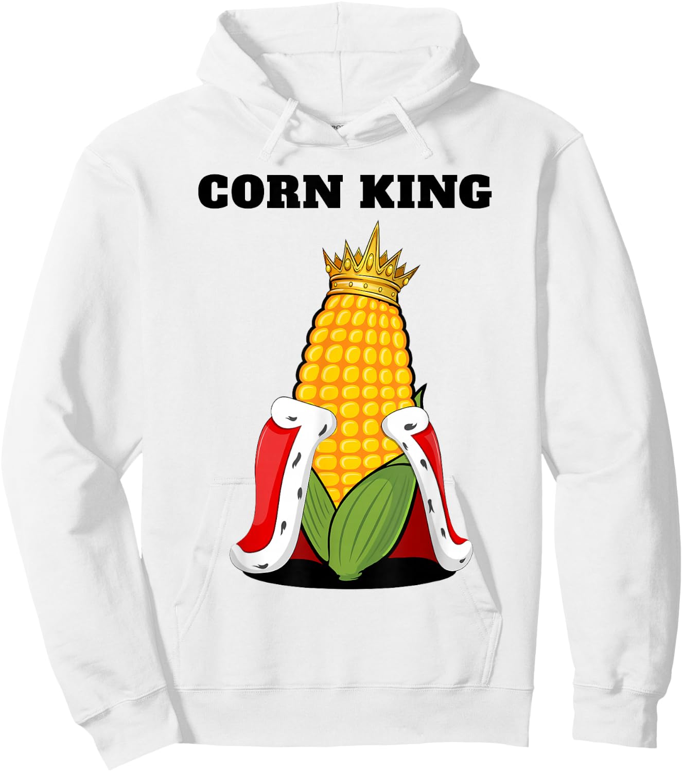 Corn King | Corn Lover Sweetcorn Shirt Corn Hoodie - Hoodie | White