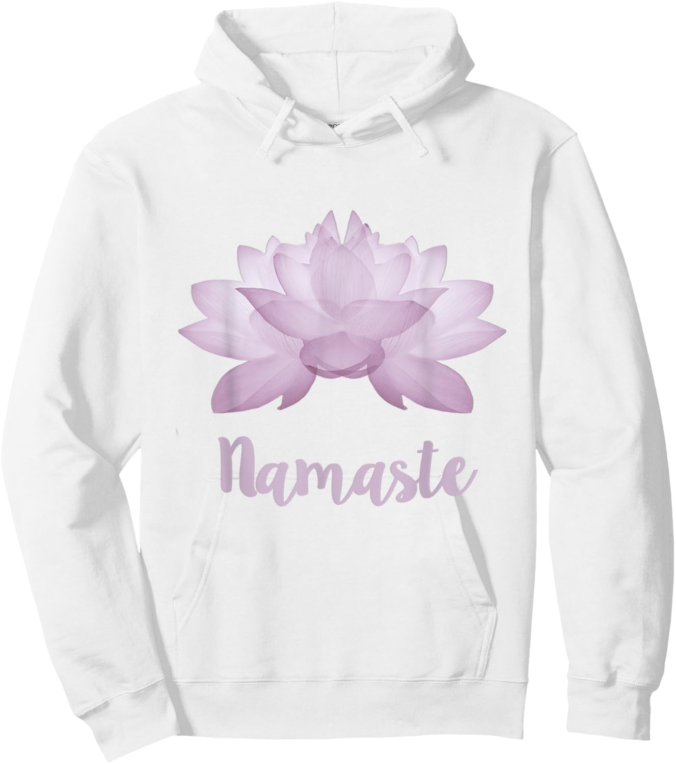 Lotus Namaste Yoga and girls Hoodie - Hoodie | White