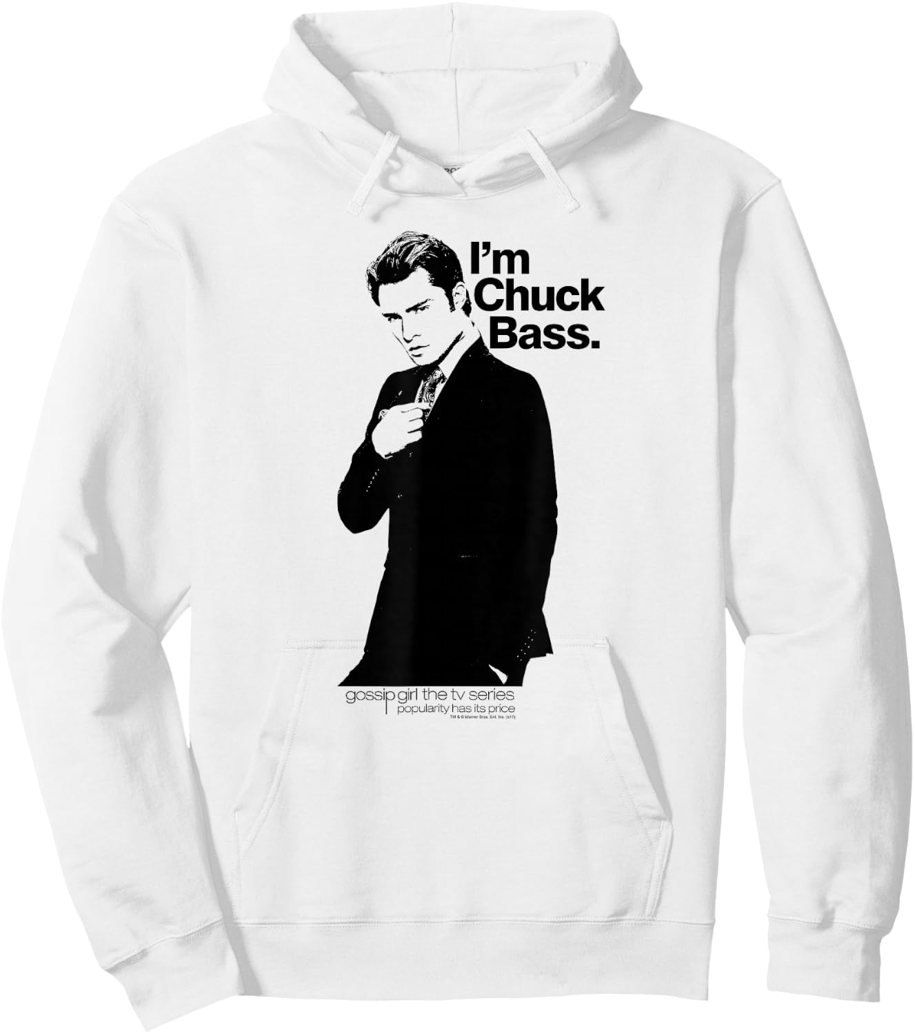 Gossip Girl I'm Chuck Bass Hoodie - Hoodie | White