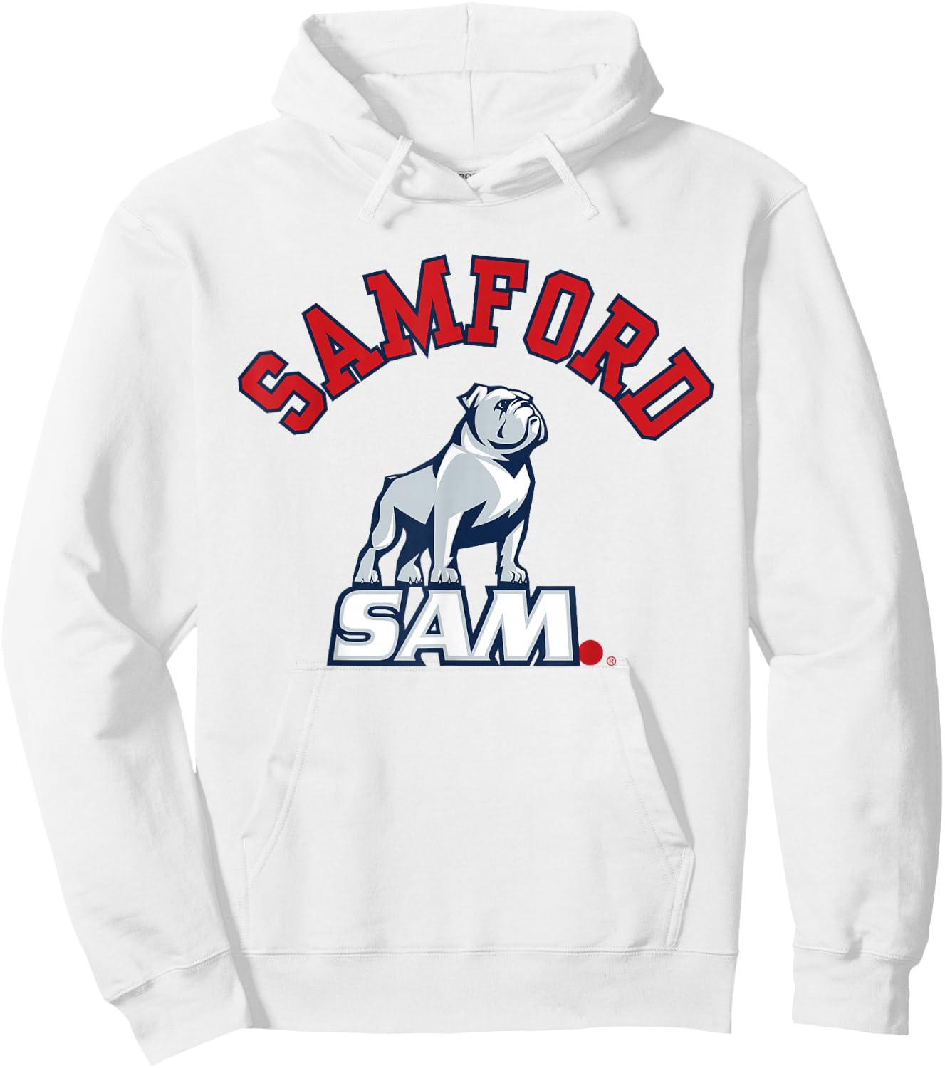 Samford Bulldogs | Official NCAA Merch | NCAFSAM04 Hoodie - Hoodie | White