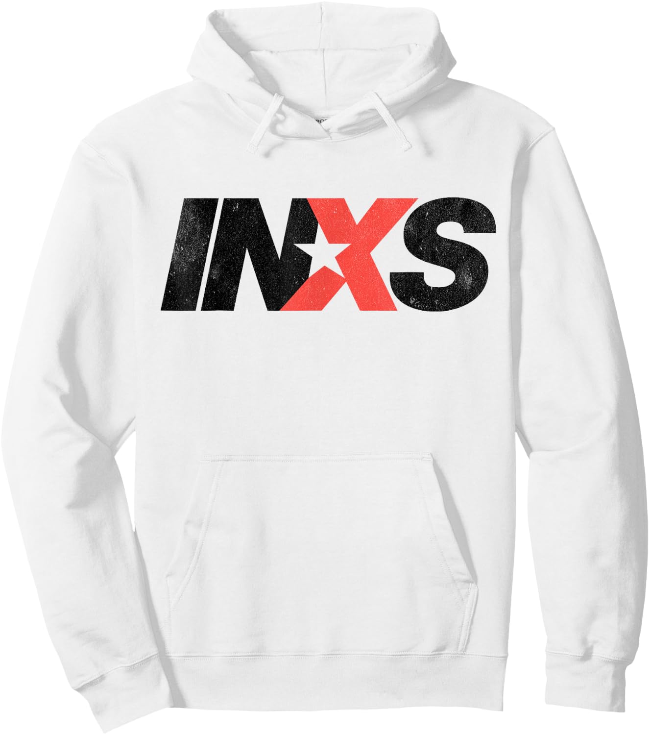 INXS – EW Logo White Hoodie - Hoodie | White