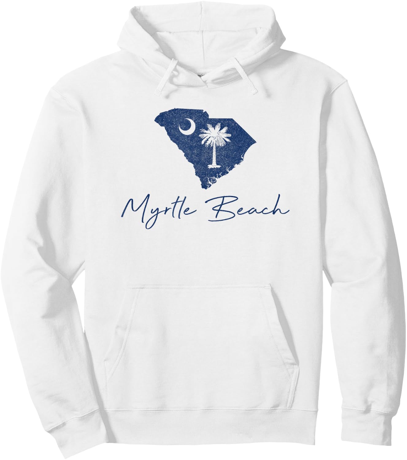 Myrtle Beach South Carolina SC Vacation Souvenir Hoodie - Hoodie | White