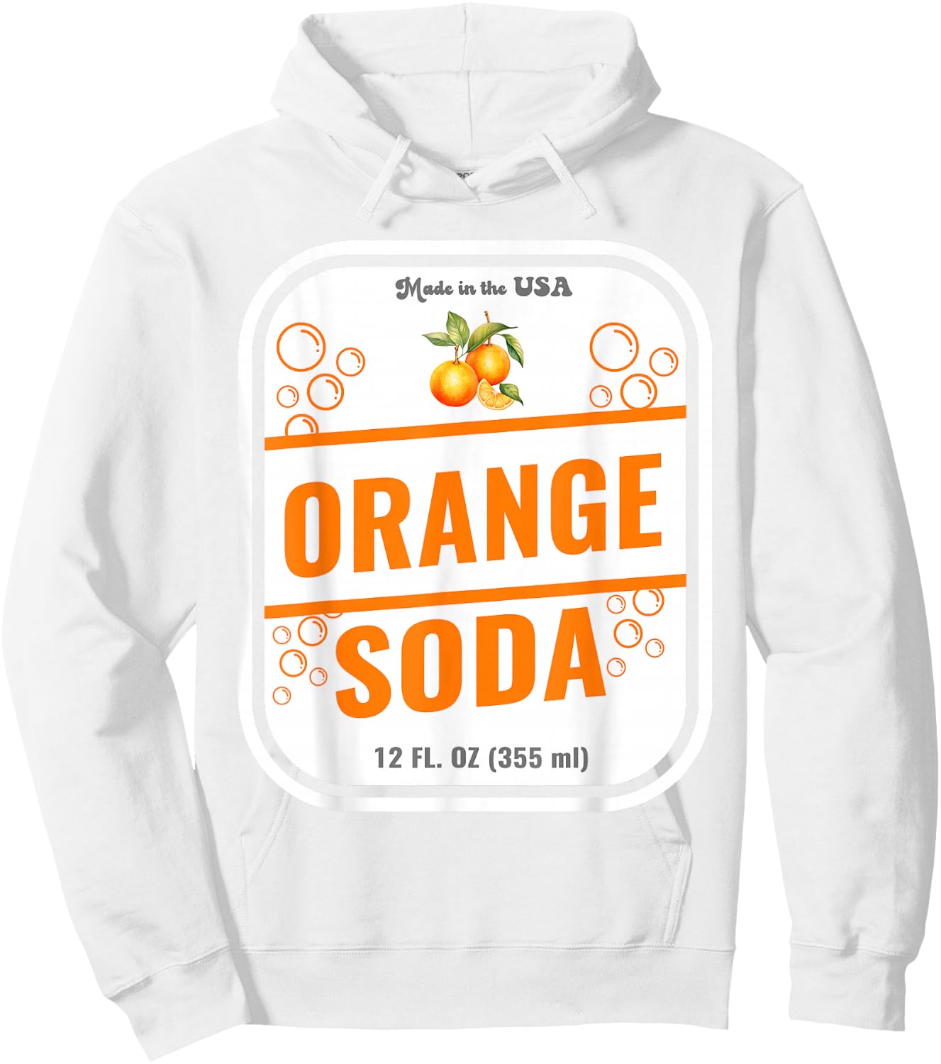 Halloween Costume Orange Soda Unique Group Costume Idea Hoodie - Hoodie | White