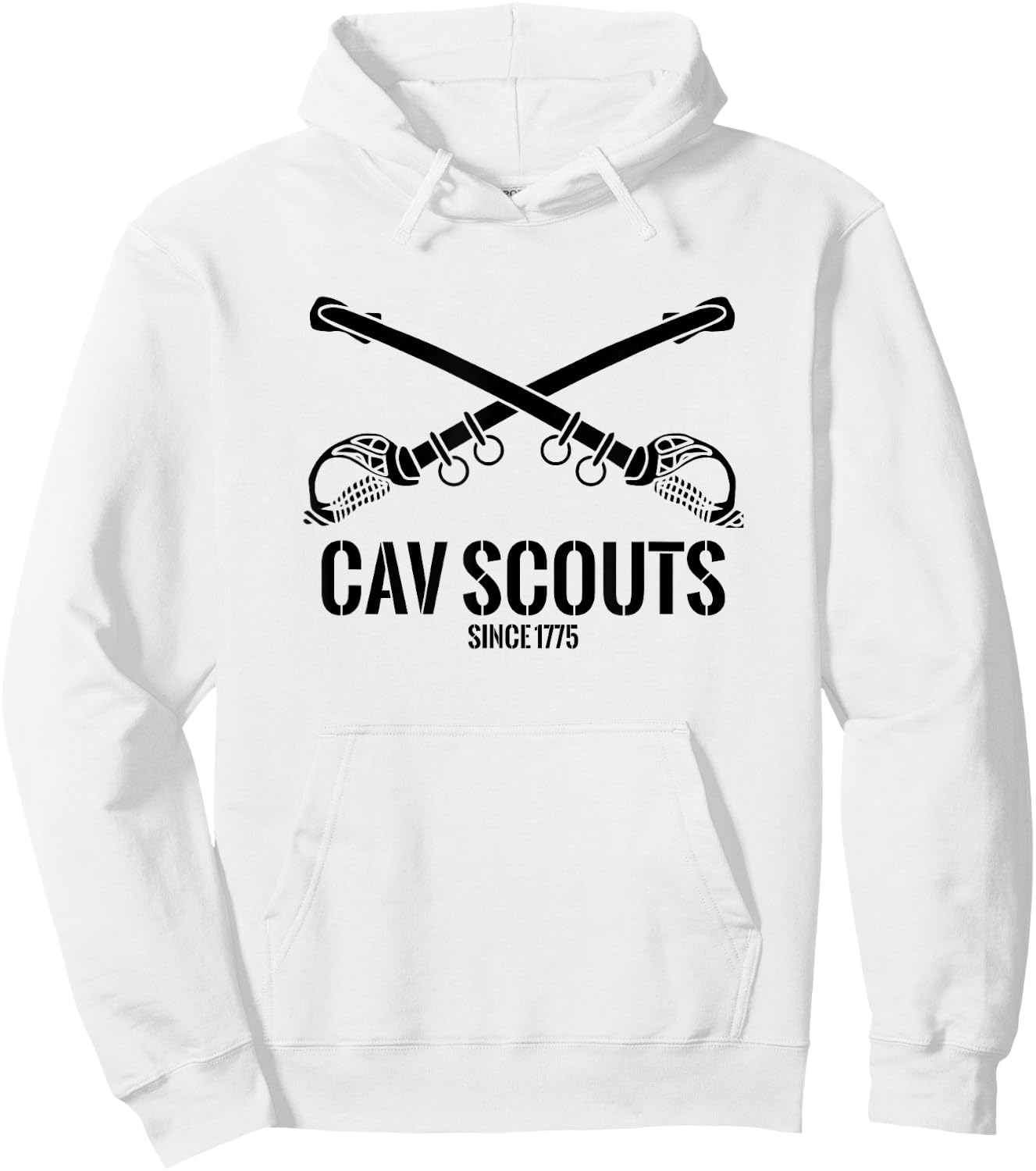 Cavalry Scouts Since 1775 Hoodie - Hoodie | White