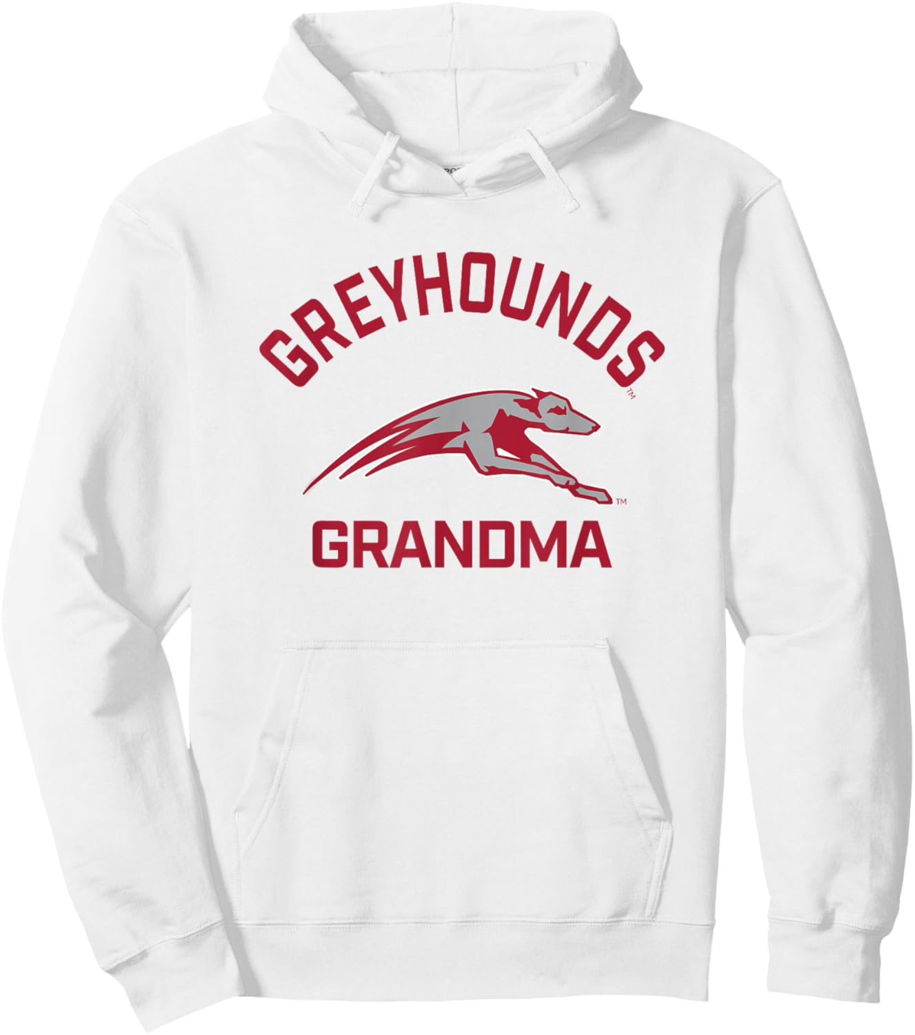 University of Indianapolis UIndy Greyhounds Arched Grandma Hoodie - Hoodie | White