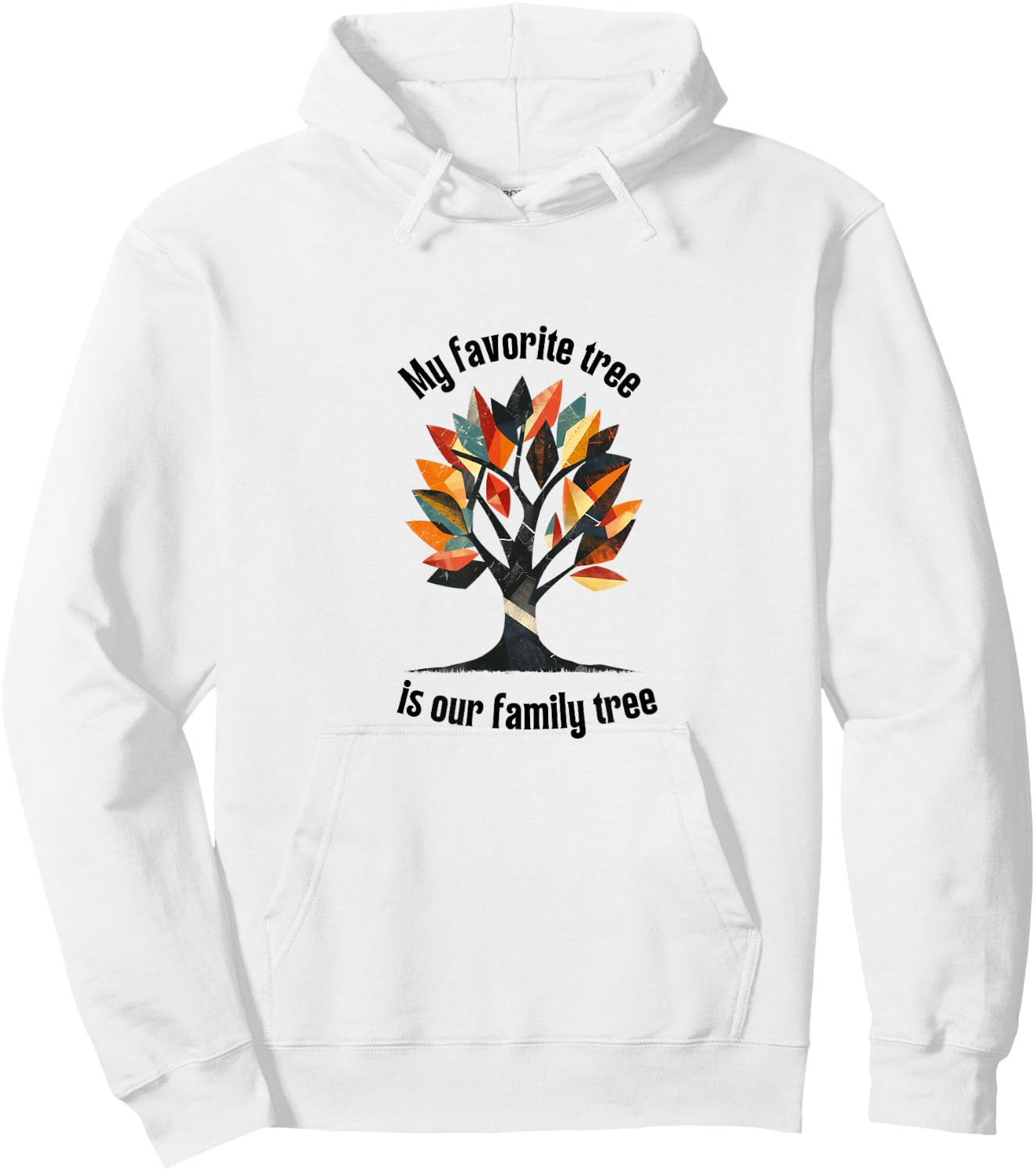 Favorite Tree is my Family History Funny Genealogy Hoodie - Hoodie | White