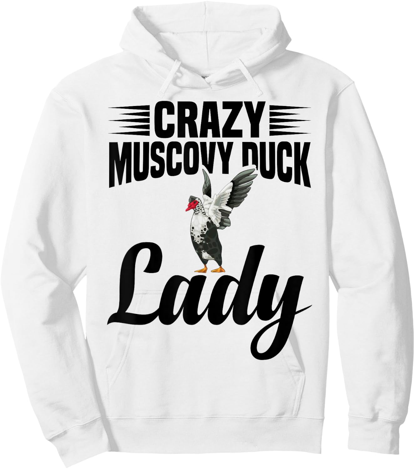Muscovy Duck Lover Duck Toys Stuffed Animal Muscovy Ducks Hoodie - Hoodie | White