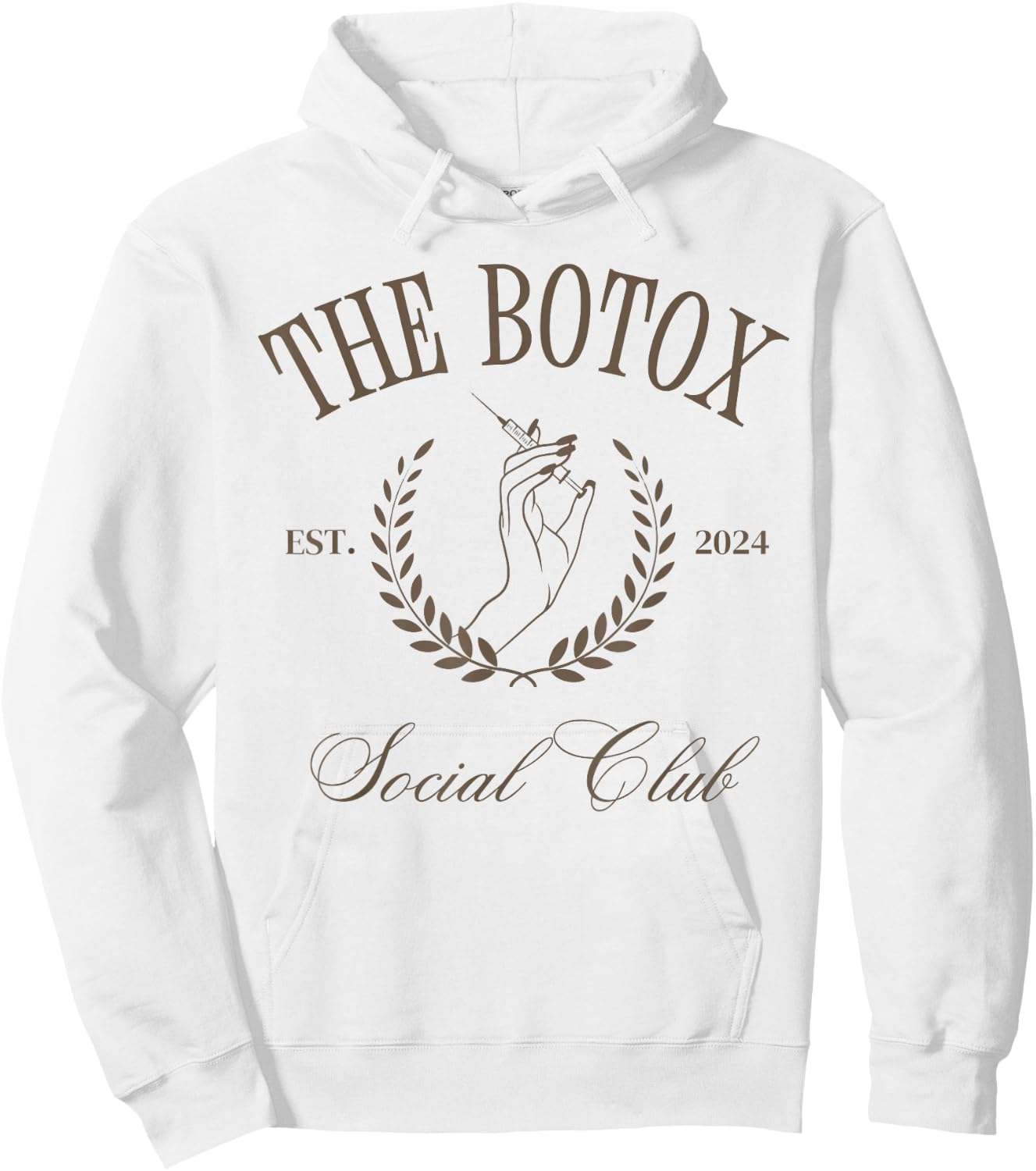 The Botox Social Club Skincare Nurse Injector Cosmetic 2024 Hoodie - Hoodie | White