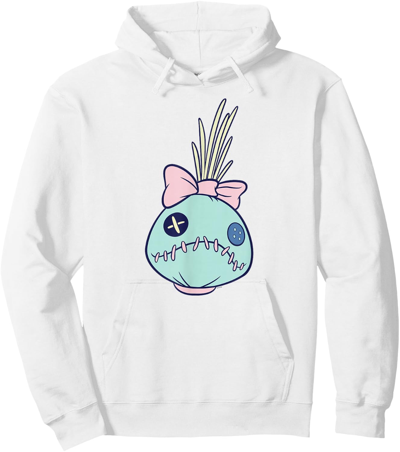 Disney Lilo & Stitch Lilo’s Rag Doll Scrump Big Face Costume Hoodie - Hoodie | White