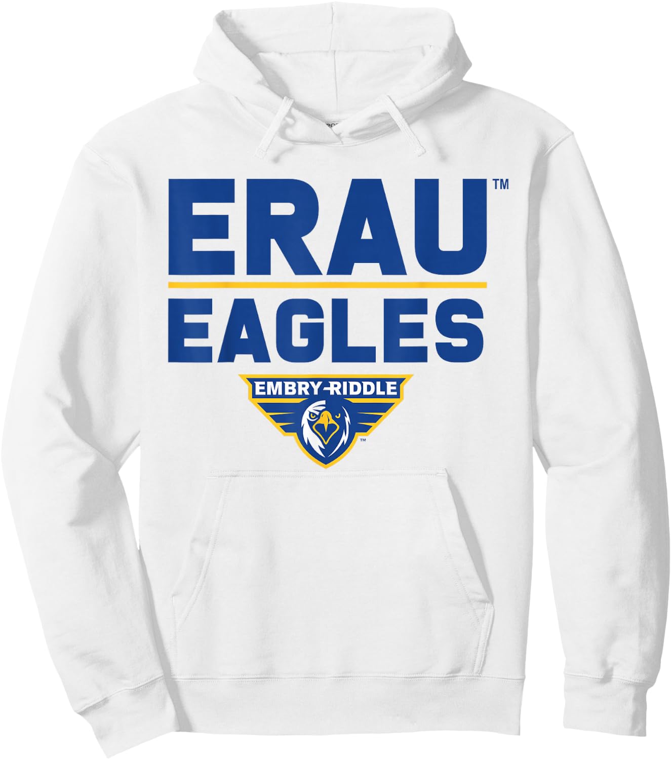 Embry Riddle Eagles | Official NCAA Merch | NCAFEMB003 Hoodie - Hoodie | White
