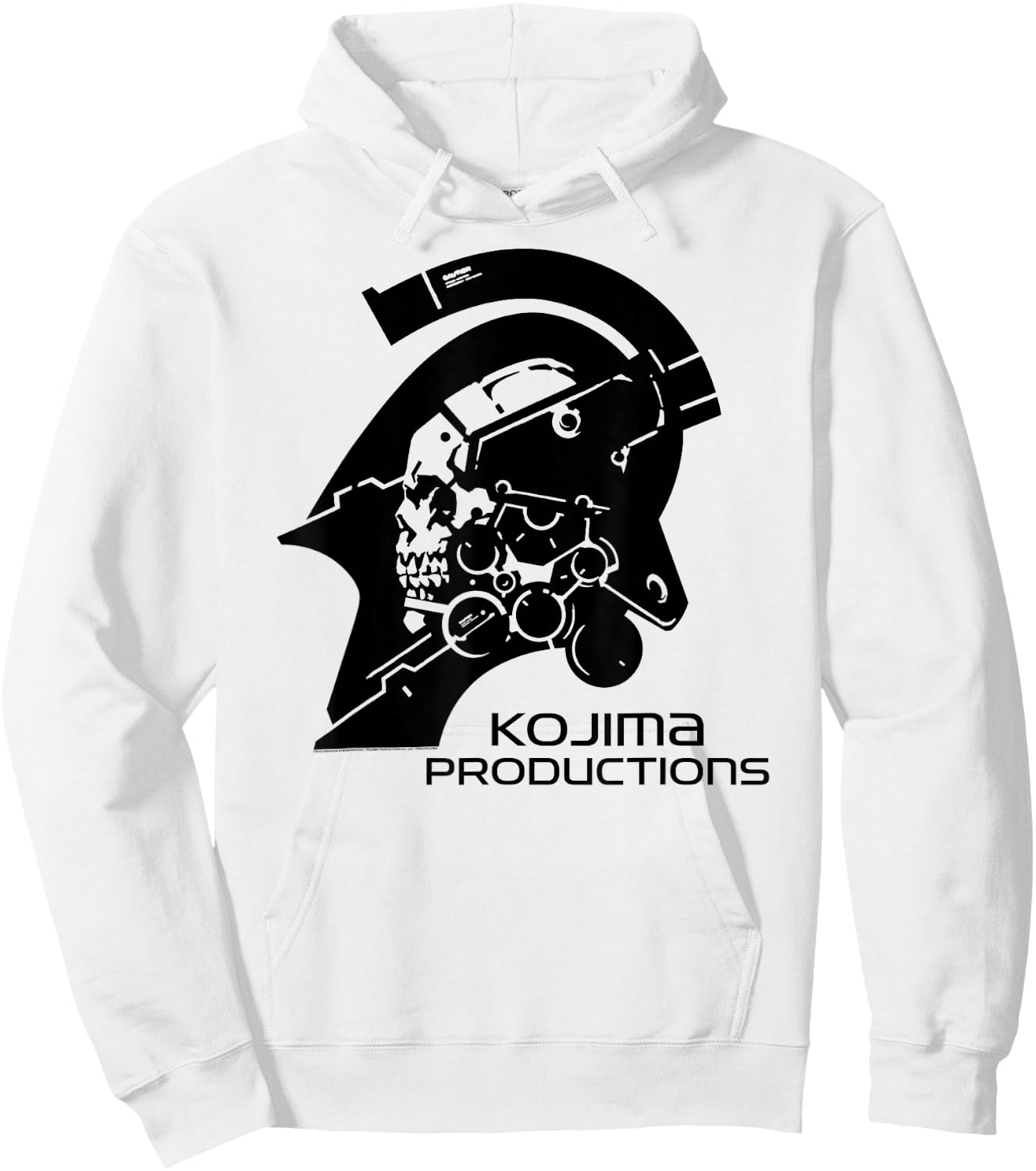 Kojima Productions Black Video Gaming Merch Hoodie - Hoodie | White