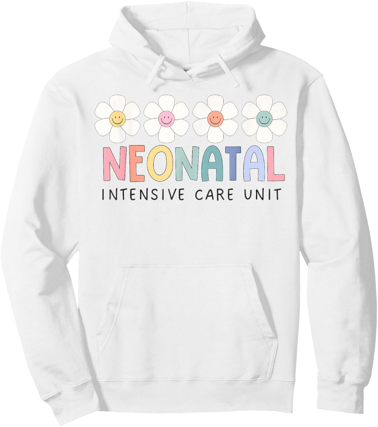 Neonatal Intensive Care Unit Nurse NICU Nurse Tiny Humans Hoodie - Hoodie | White