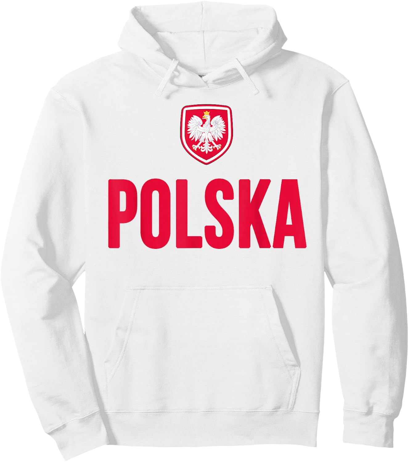 Poland Polska Polish Flag Souvenir Gift Love Hoodie - Hoodie | White
