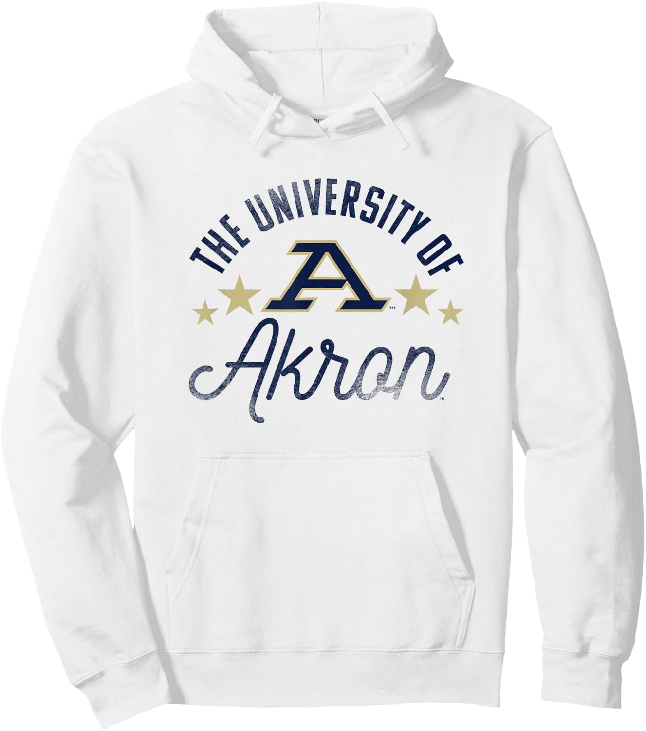 University of Akron Zips Logo Hoodie - Hoodie | White