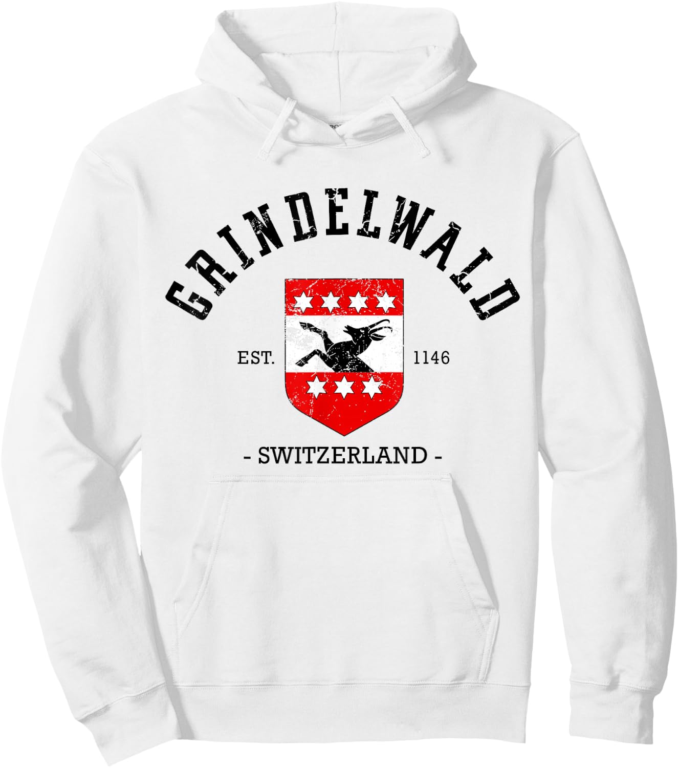 Grindelwald Switzerland Girls Trip Vacation Travel Souvenir Hoodie - Hoodie | White