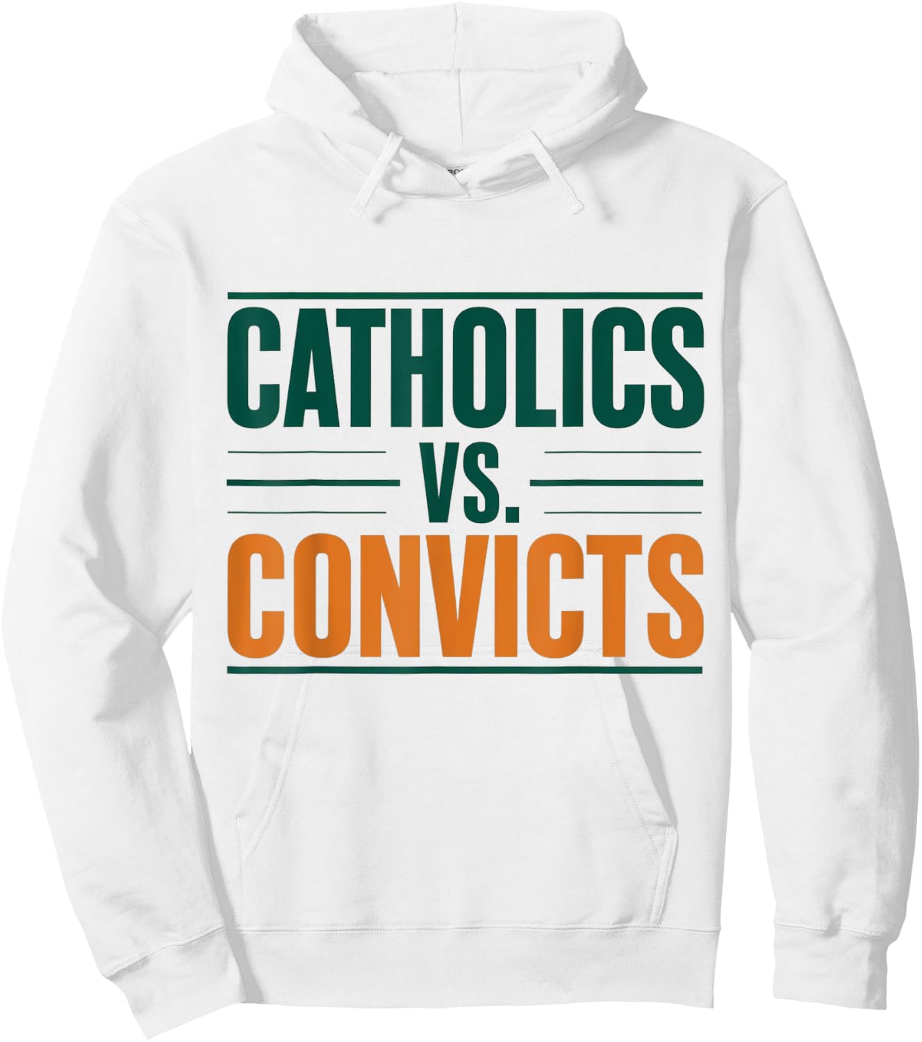 Classic Catholics vs Convicts 1988 Hoodie - Hoodie | White
