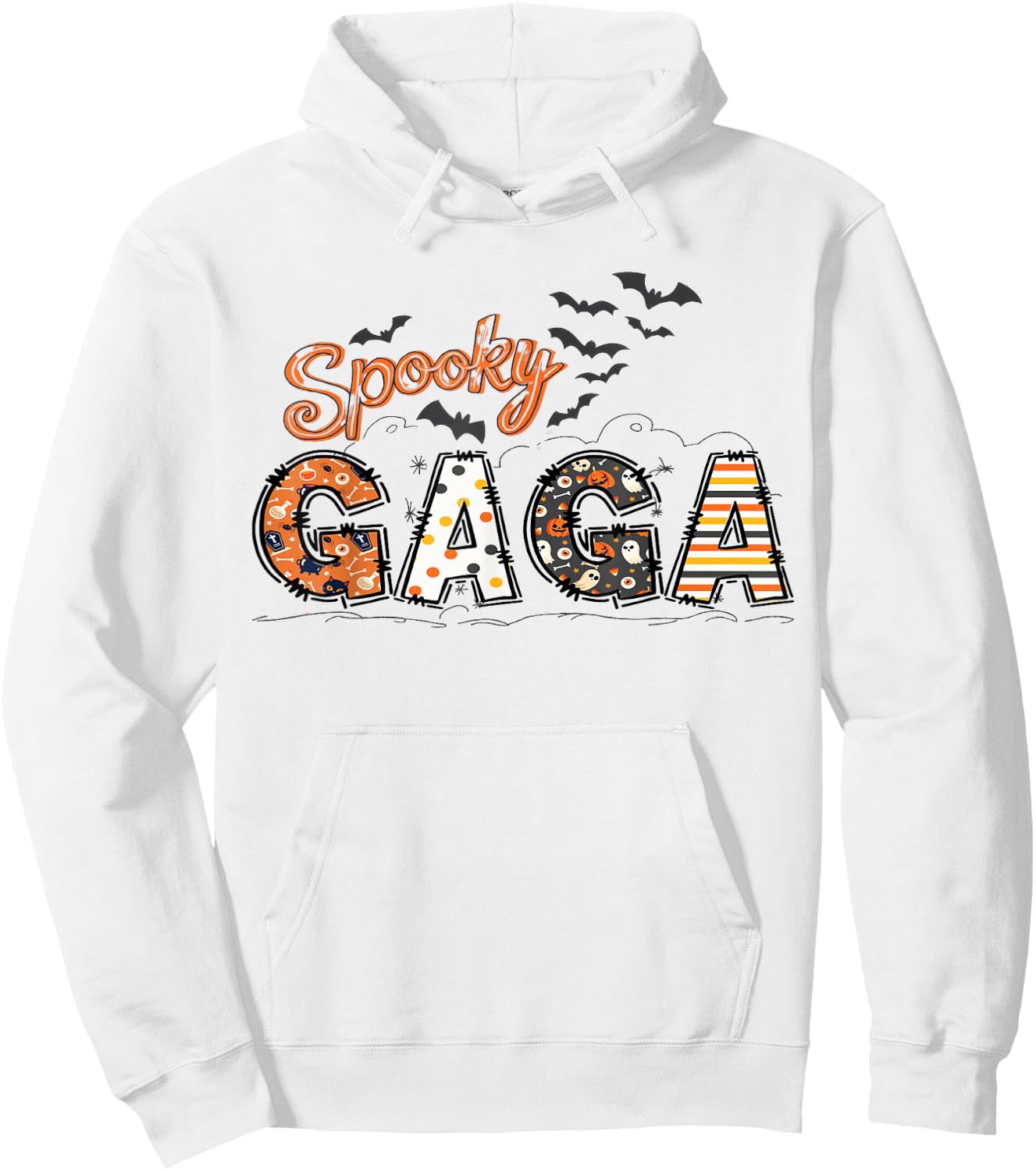 Spooky Gaga Halloween Gaga Life Family Matching Hoodie - Hoodie | White