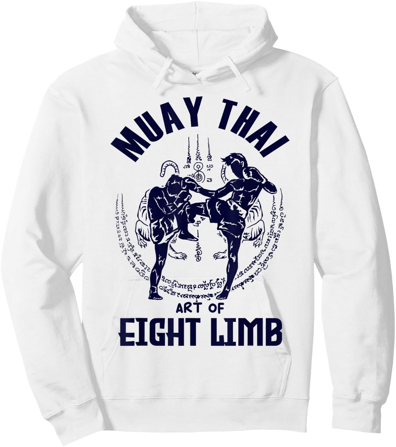 Muay Thai Art Of Eight Limb Hoodie - Hoodie | White