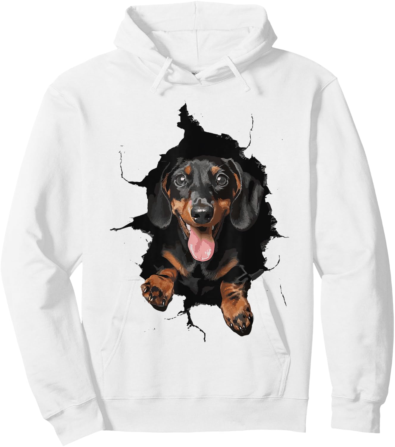 Dachshund Hoodie - Hoodie | White