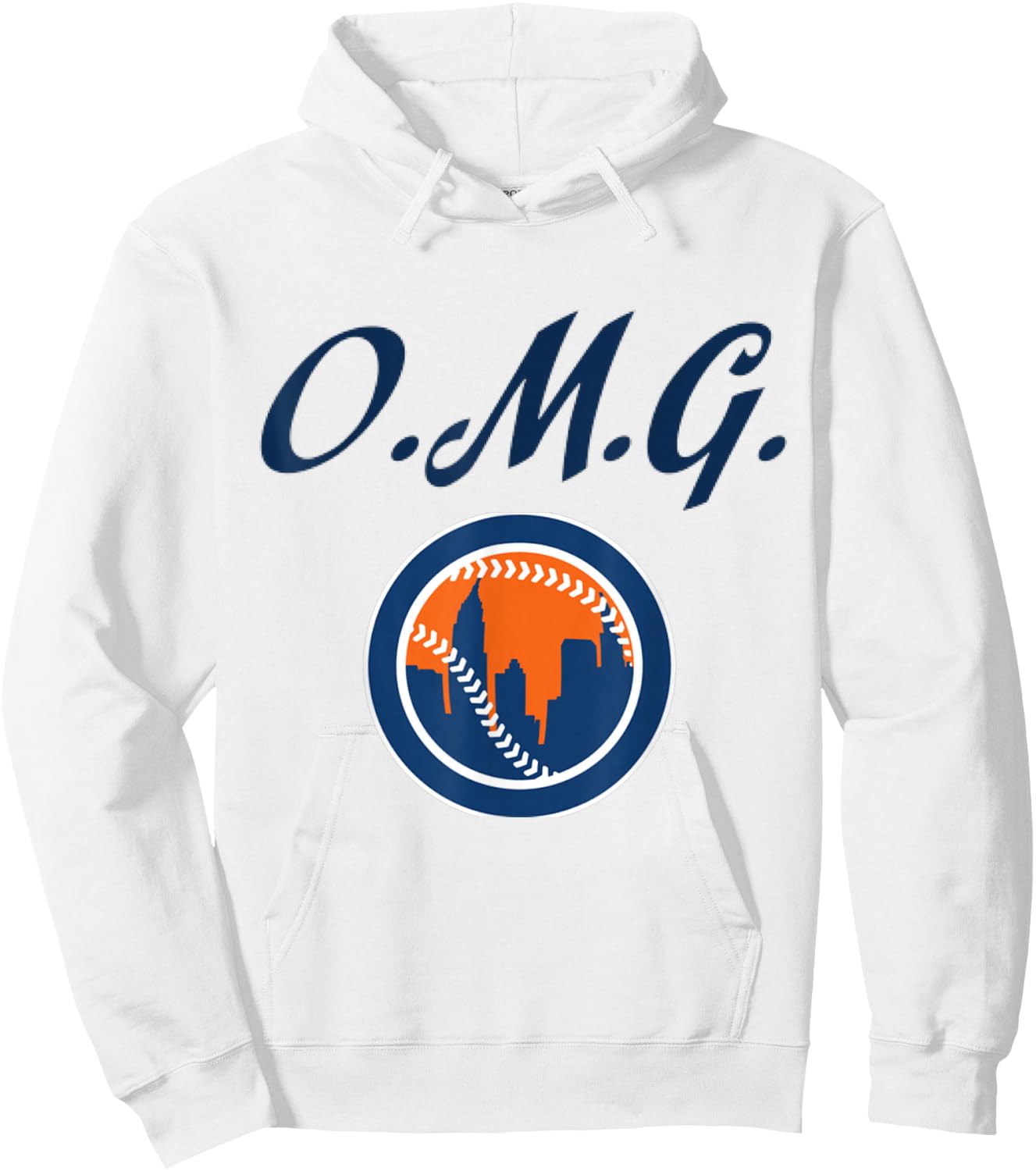 Baseball OMG Hoodie - Hoodie | White
